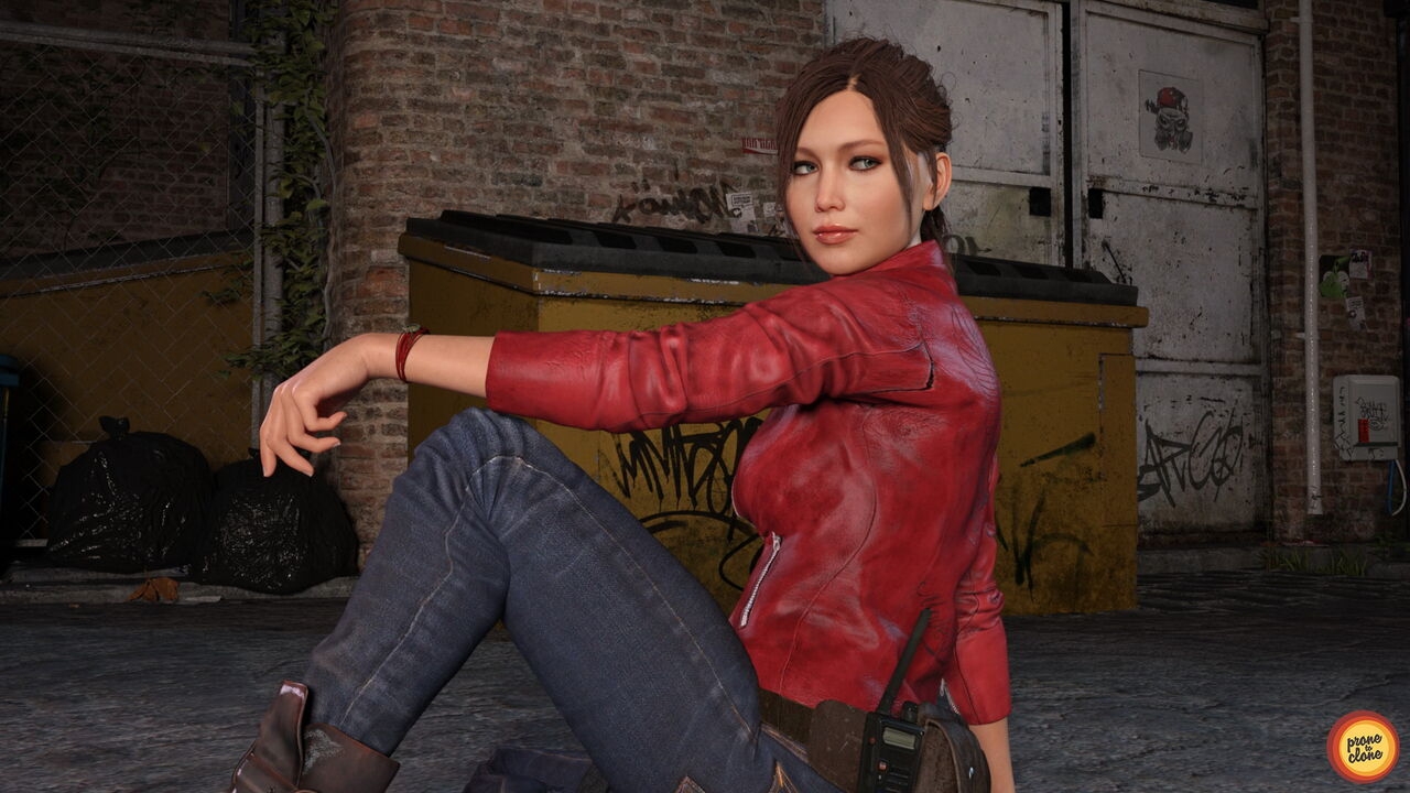 ProneToClone - Jennifer Lawrence cosplay Claire Redfield 7