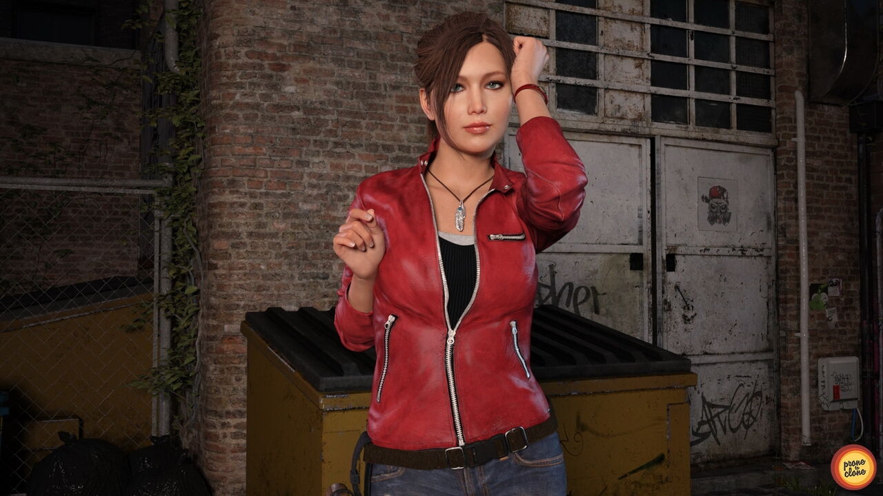 ProneToClone - Jennifer Lawrence cosplay Claire Redfield 8