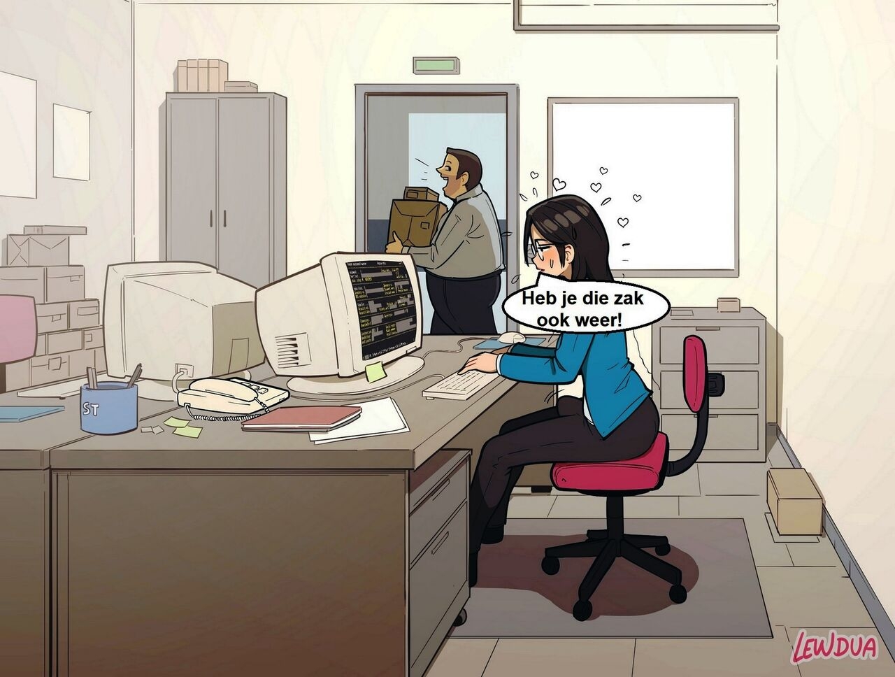 Lewdua - A Typical Office Day (Dutch) 22