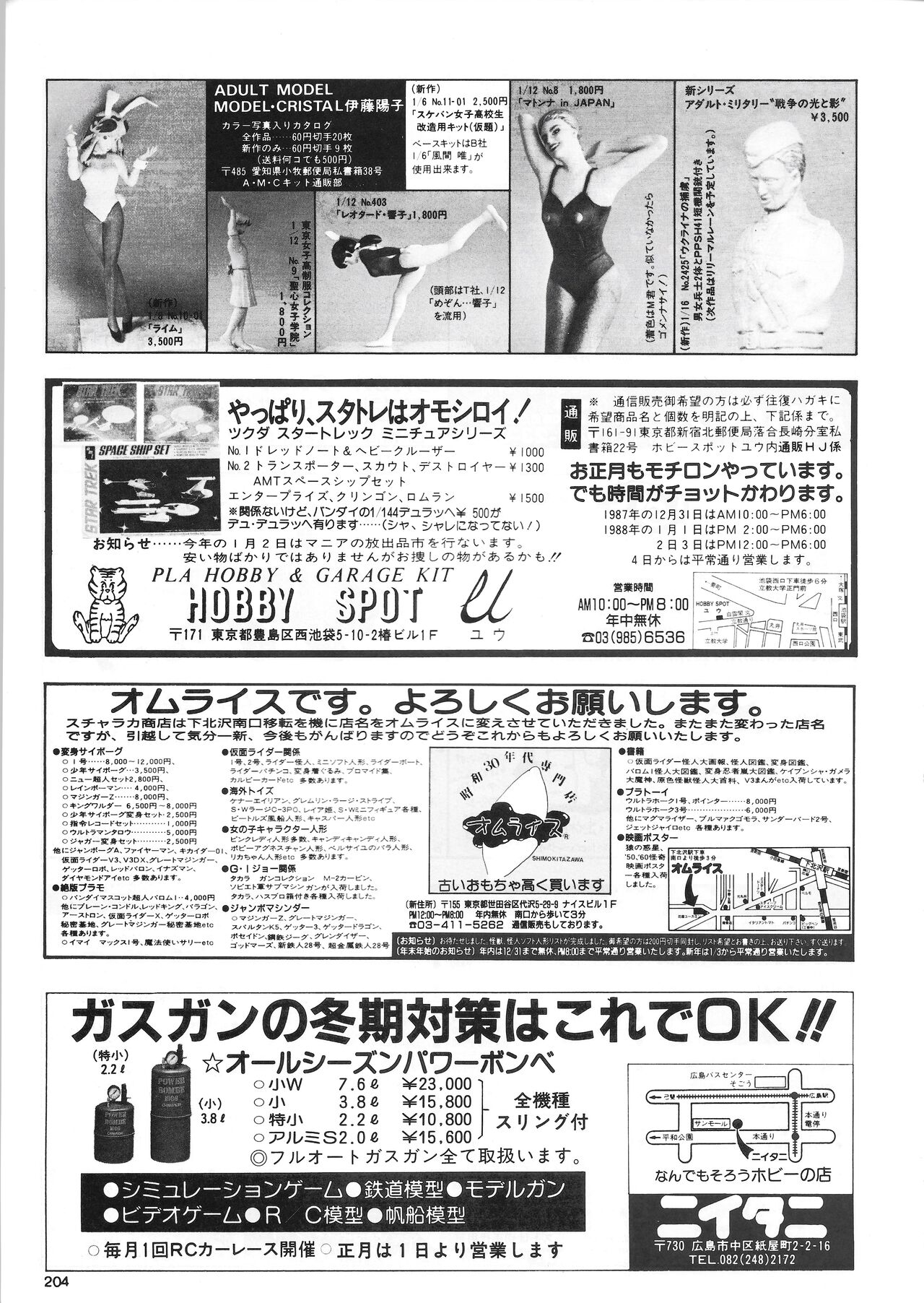 Hobby Japan Magazine 1988 Issue No.224 203