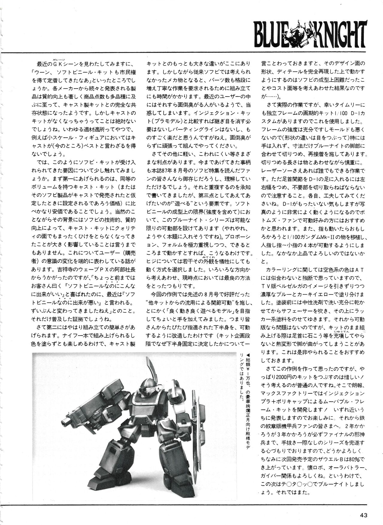 Hobby Japan Magazine 1988 Issue No.224 42