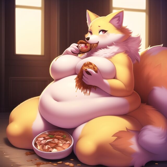 Ai generated fat furries 36