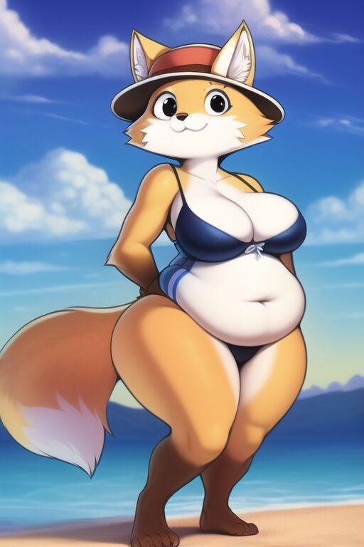 Ai generated fat furries 79