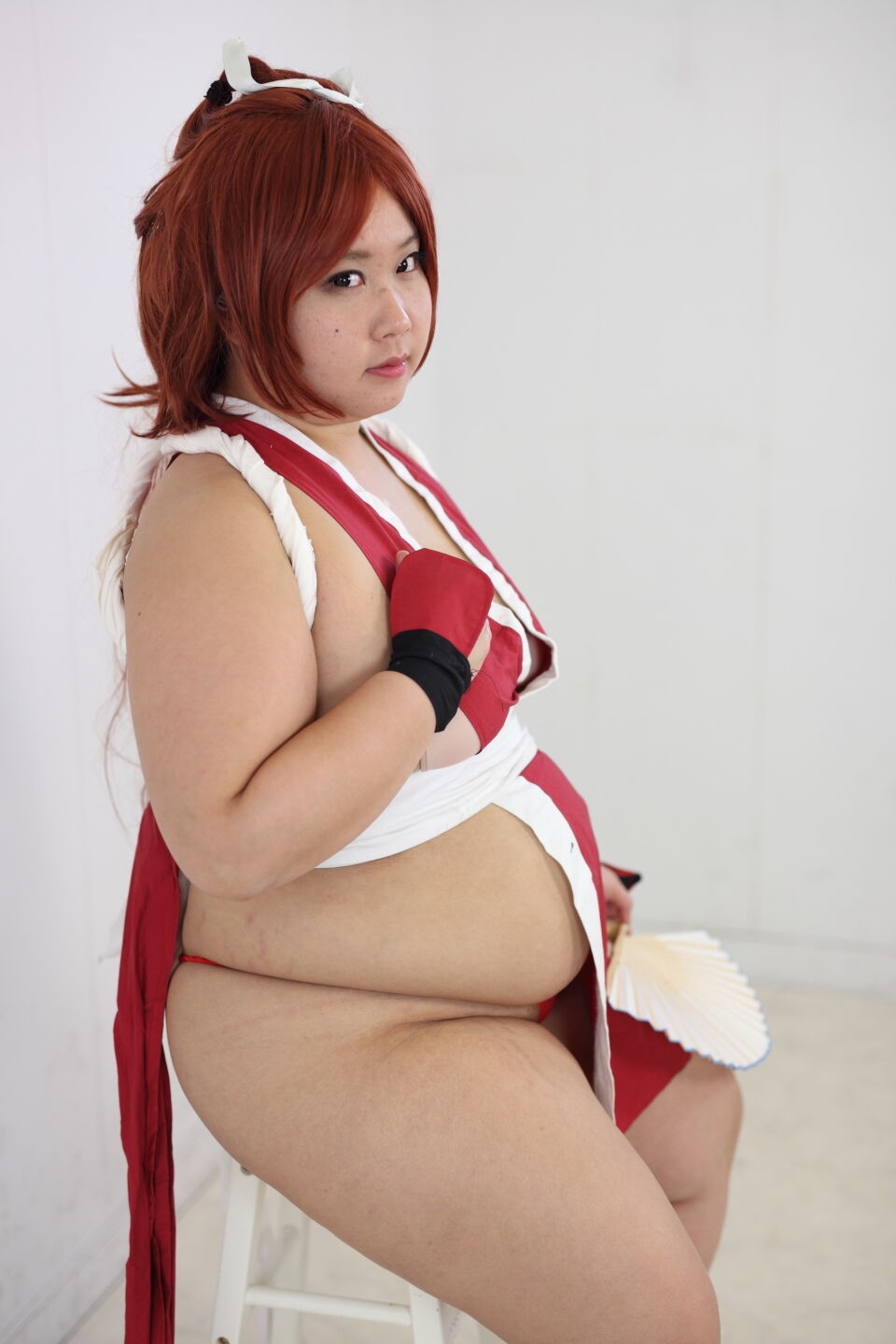 (渡辺さくらん) FIGHT FAT LADY (Sakuran Watanabe) (Mai Shiranui - Fatal Fury) (Chun-Li - Street Fighter) 134
