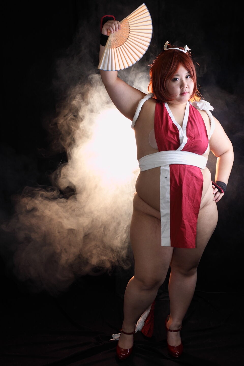 (渡辺さくらん) FIGHT FAT LADY (Sakuran Watanabe) (Mai Shiranui - Fatal Fury) (Chun-Li - Street Fighter) 157