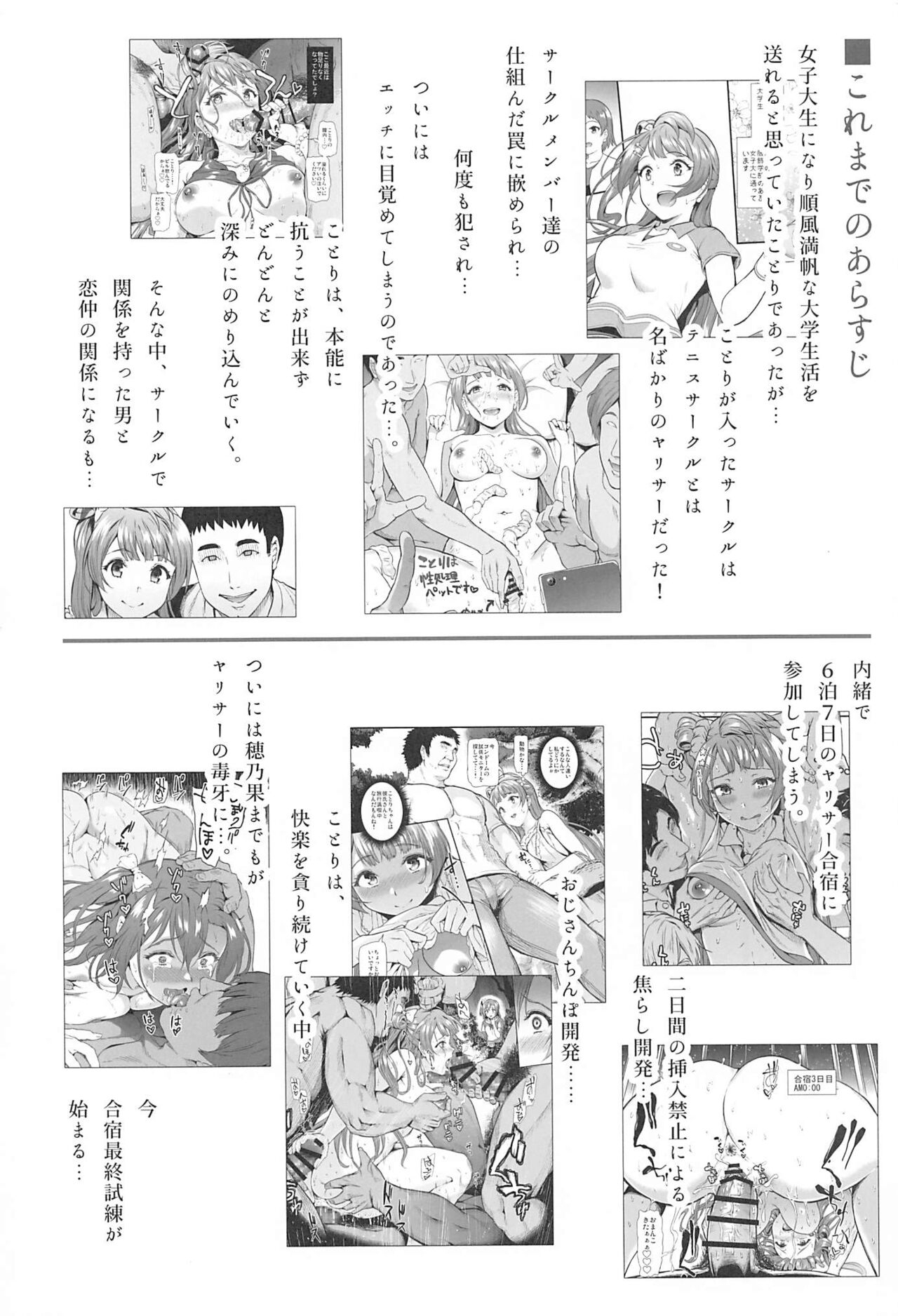 (C101) [Dai 6 Kichi (Kichirock)] Joshidaisei Minami Kotori no YariCir Jikenbo Case. 5 (Love Live!) 2