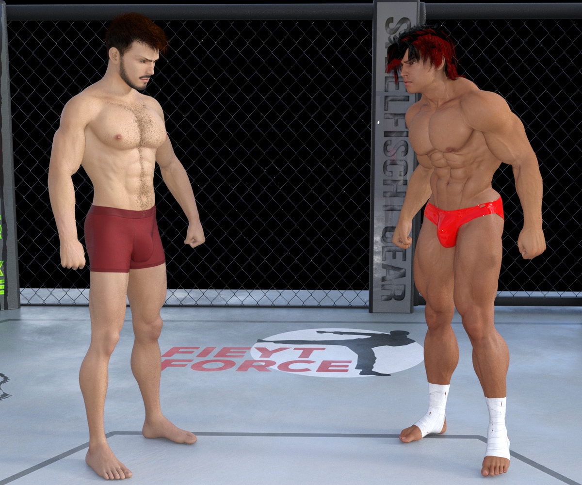 (WinterH) wrestling 3D Art 127
