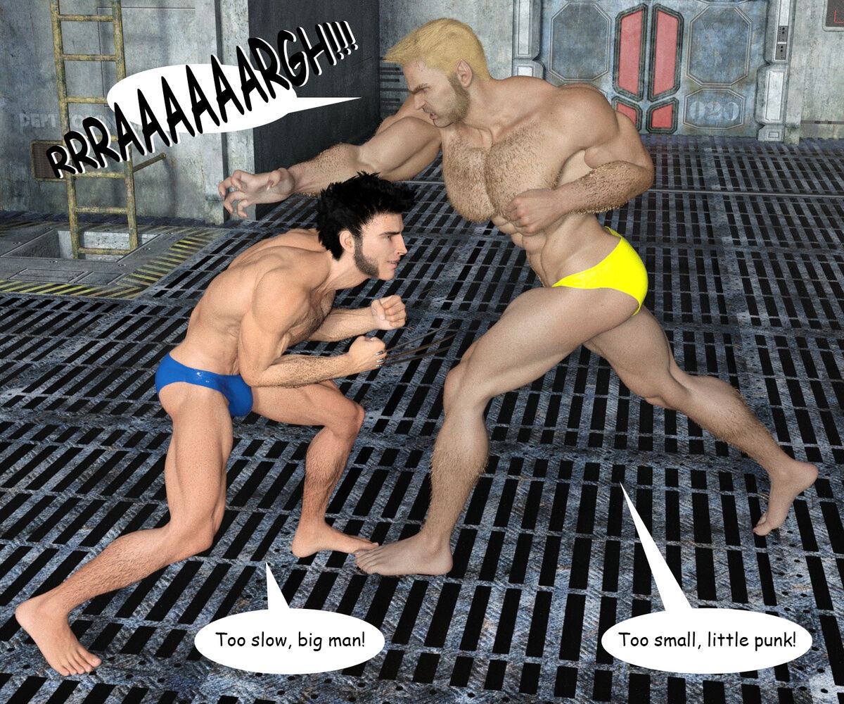 (WinterH) wrestling 3D Art 266