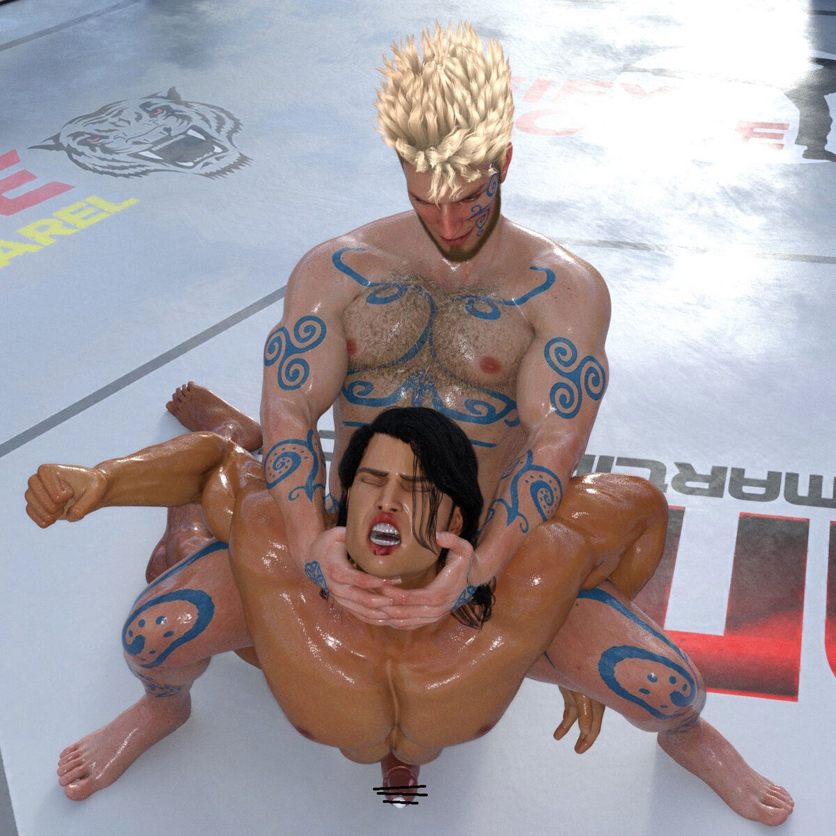 (WinterH) wrestling 3D Art 33