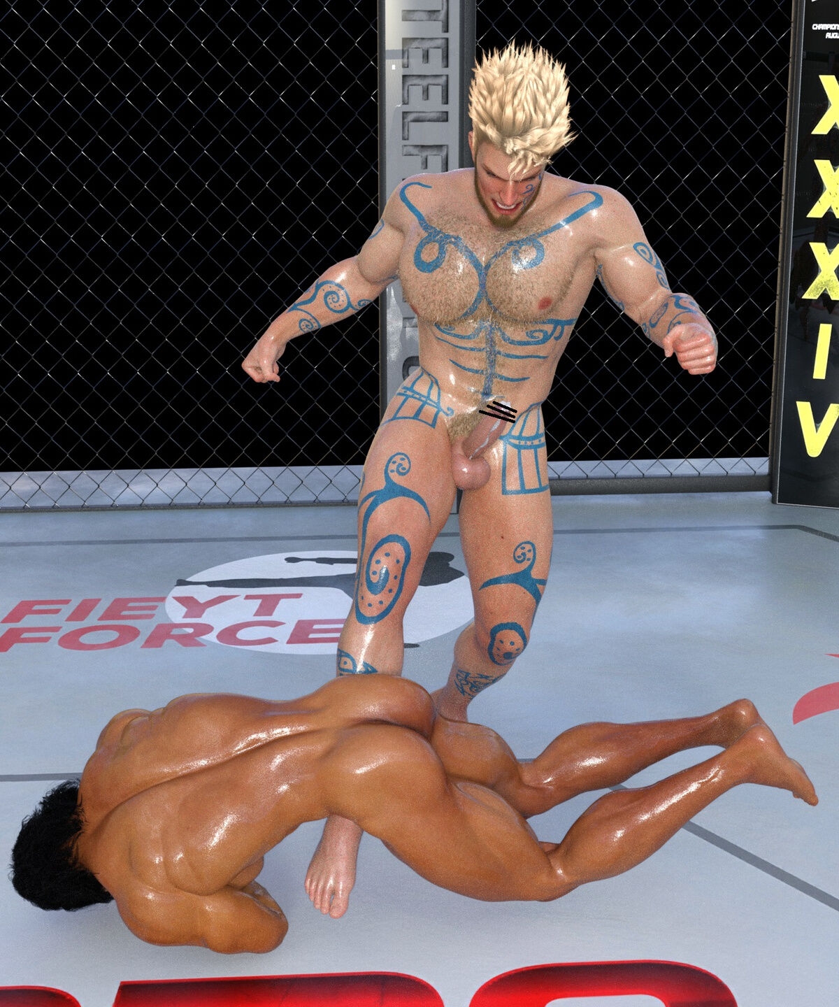 (WinterH) wrestling 3D Art 52