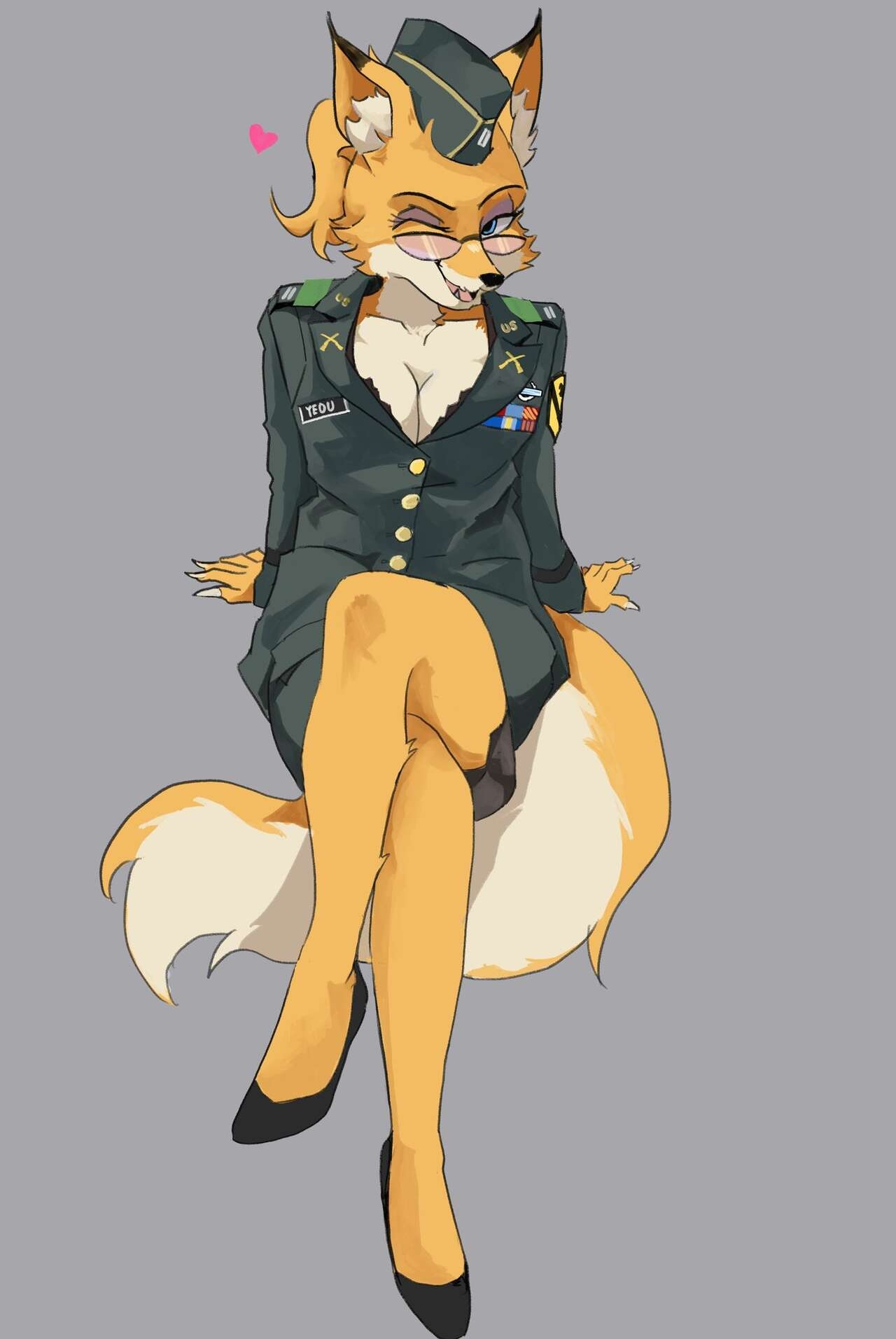 Lt. Fox Vixen - Squirrel and Hedgehog - 7th Pack (Year 2022) 여우장교 - 다람이와 고슴도치 North Korean propaganda DPRK 20