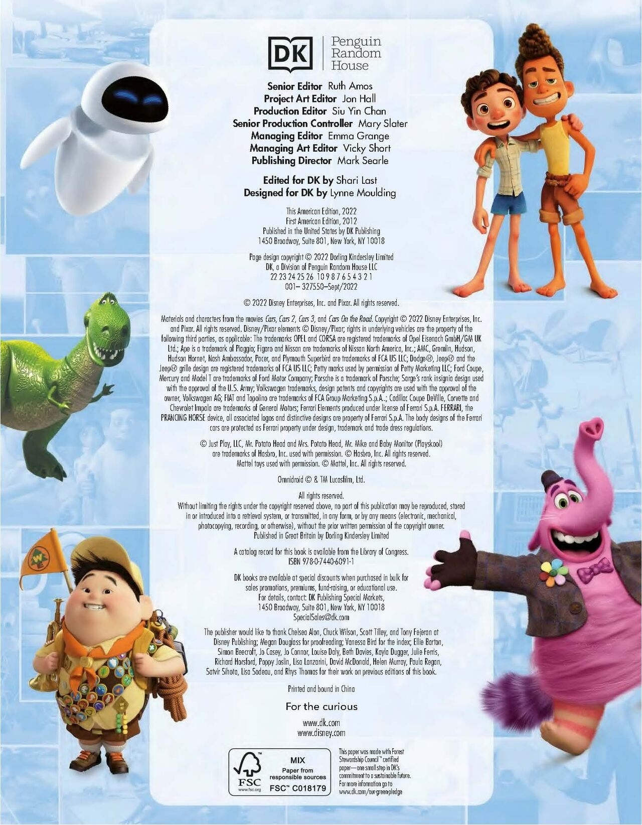 Disney Pixar Character Encyclopedia Updated and Expanded 257