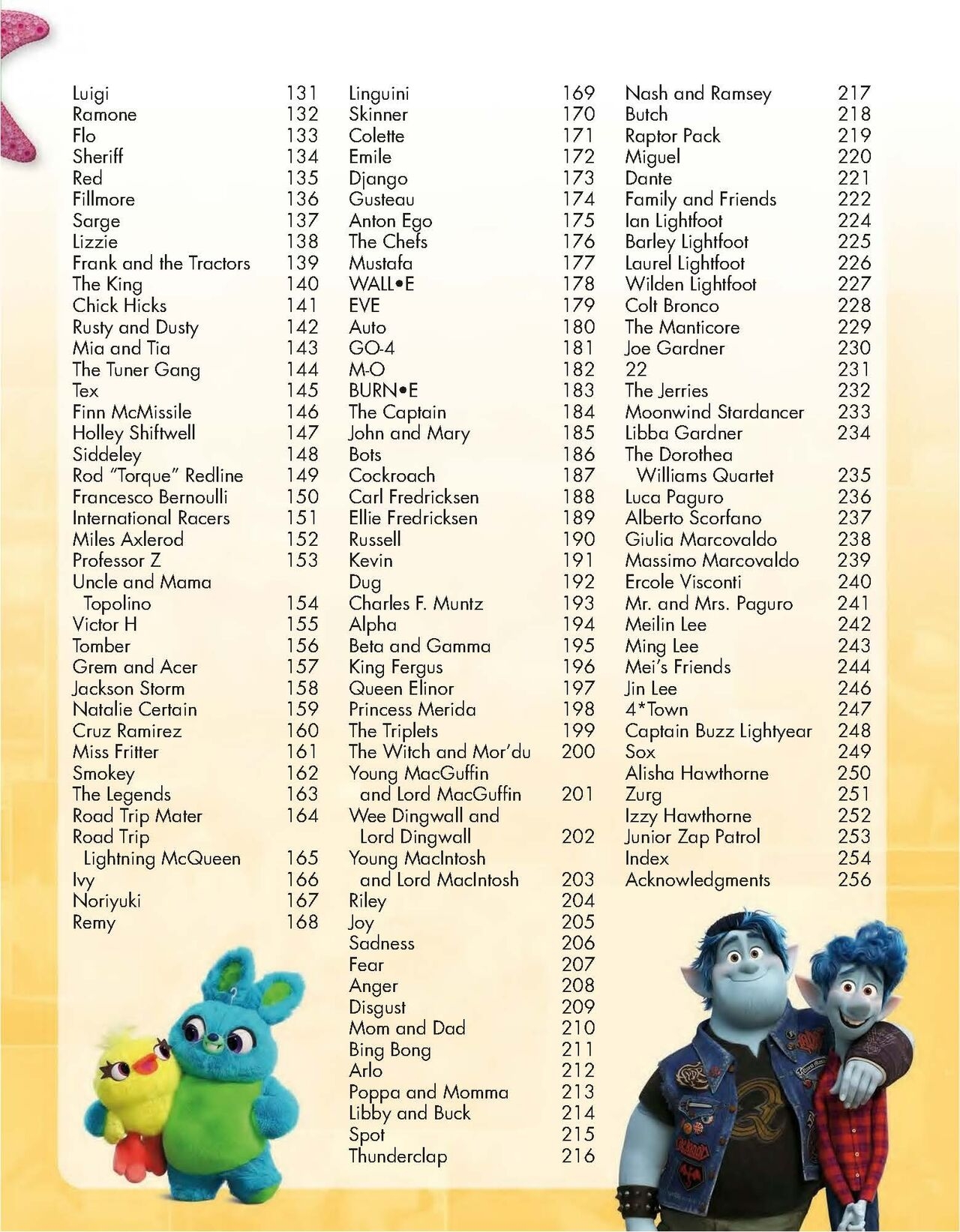 Disney Pixar Character Encyclopedia Updated and Expanded 4