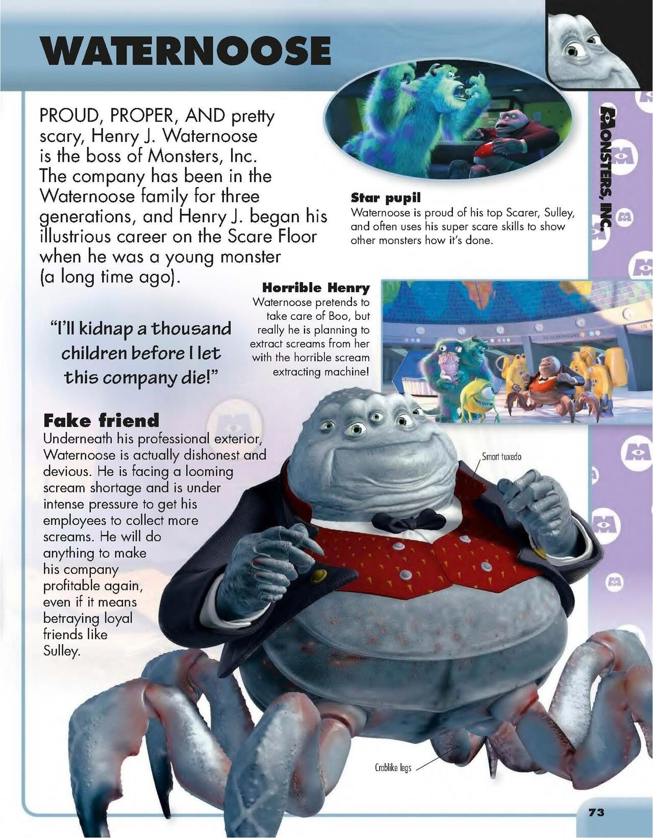 Disney Pixar Character Encyclopedia Updated and Expanded 74