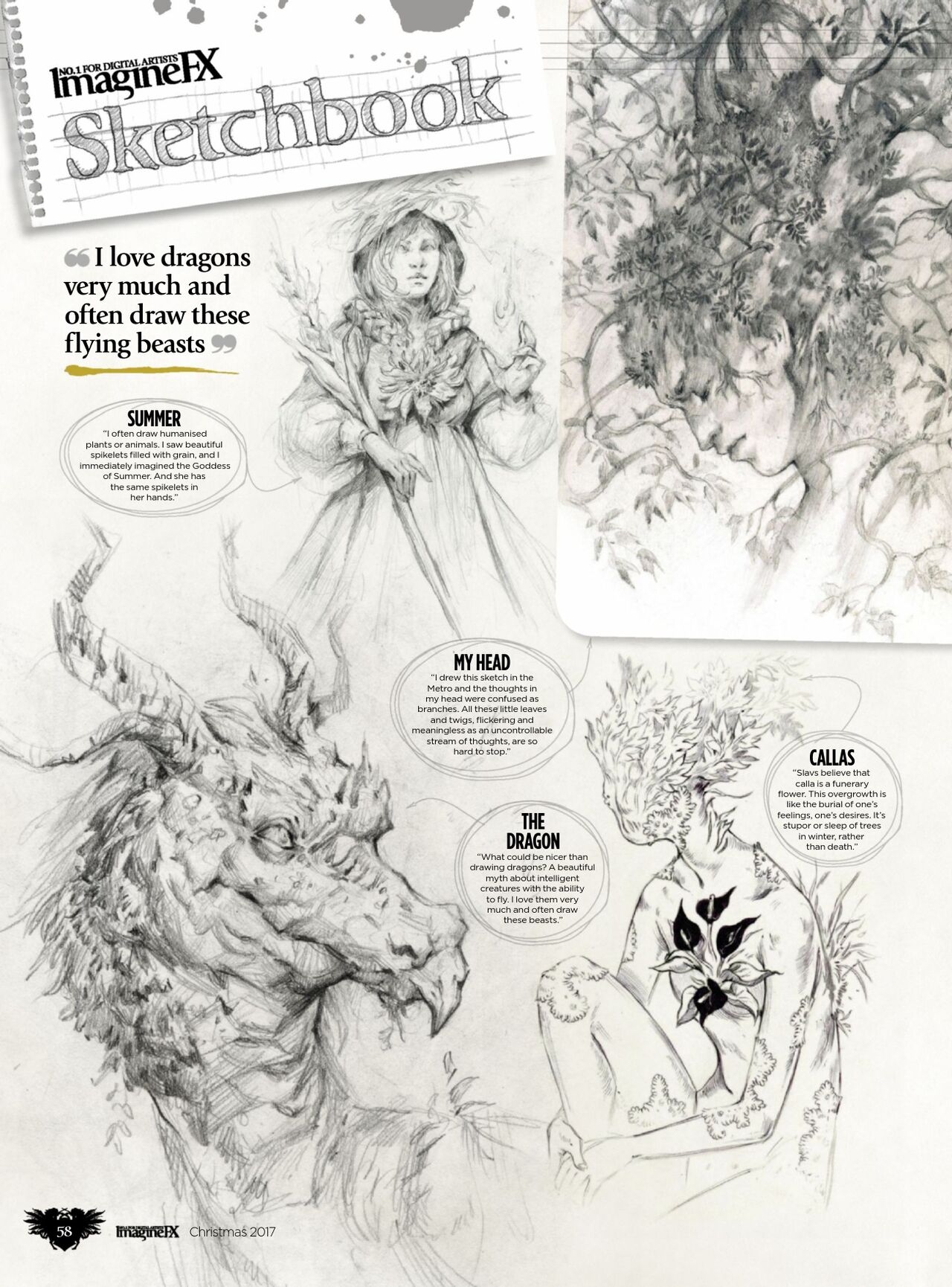 ImagineFX Christmas 2017 - Discover new drawing techniques [English] 53