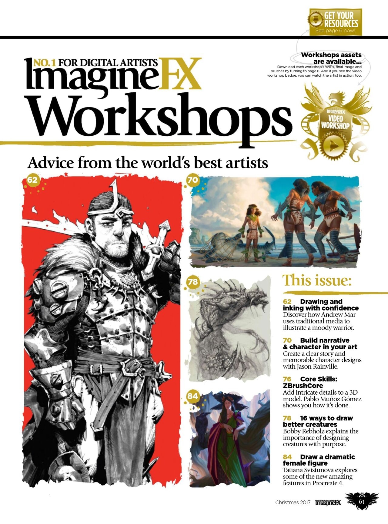 ImagineFX Christmas 2017 - Discover new drawing techniques [English] 55