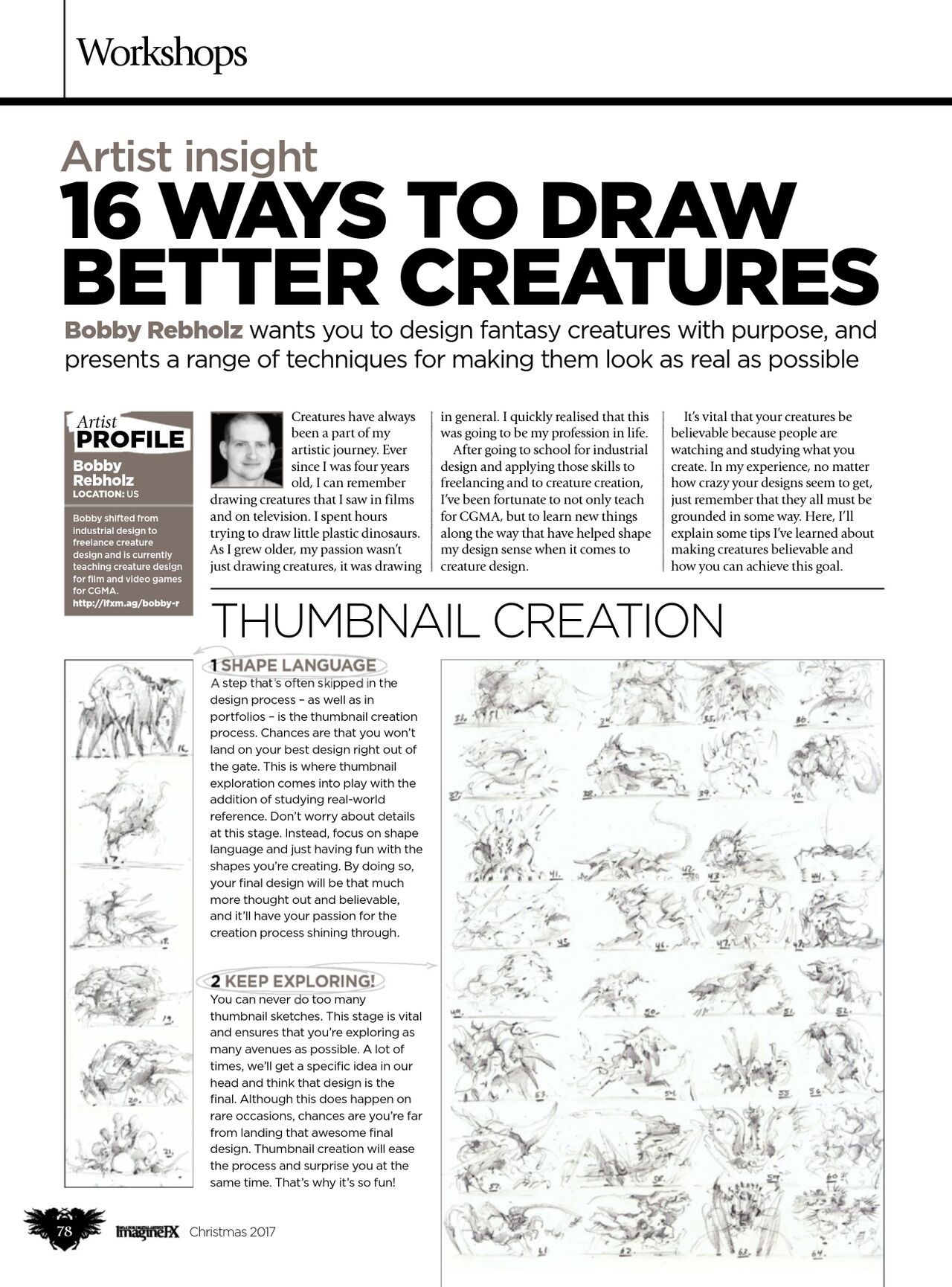 ImagineFX Christmas 2017 - Discover new drawing techniques [English] 72