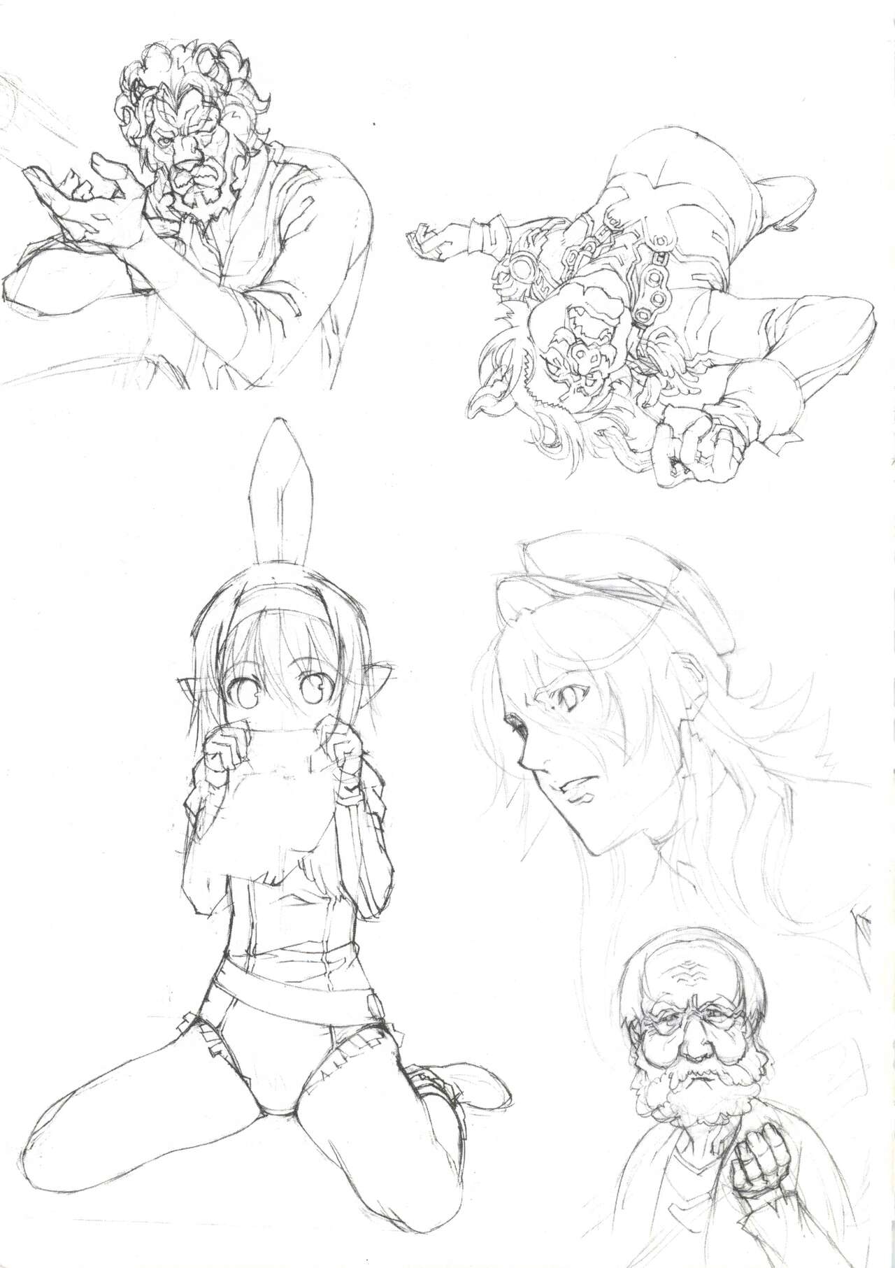 Zoku Satsuriku no Django -Jigoku no Shoukinkubi- Official Sketch Collection 28