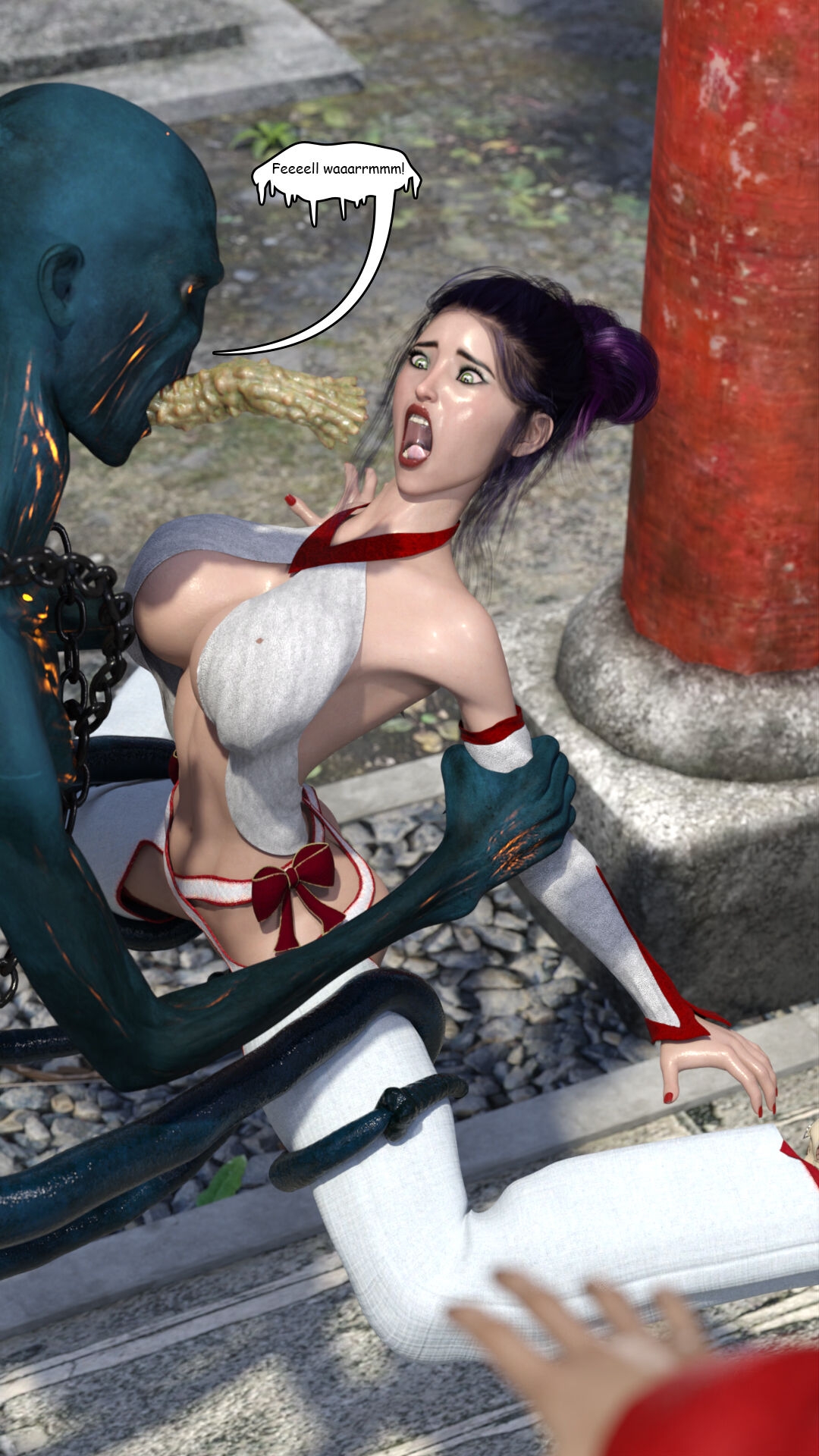 [Garethan] Smash Daisaku - Shrine Maidens Defeat Comic 28