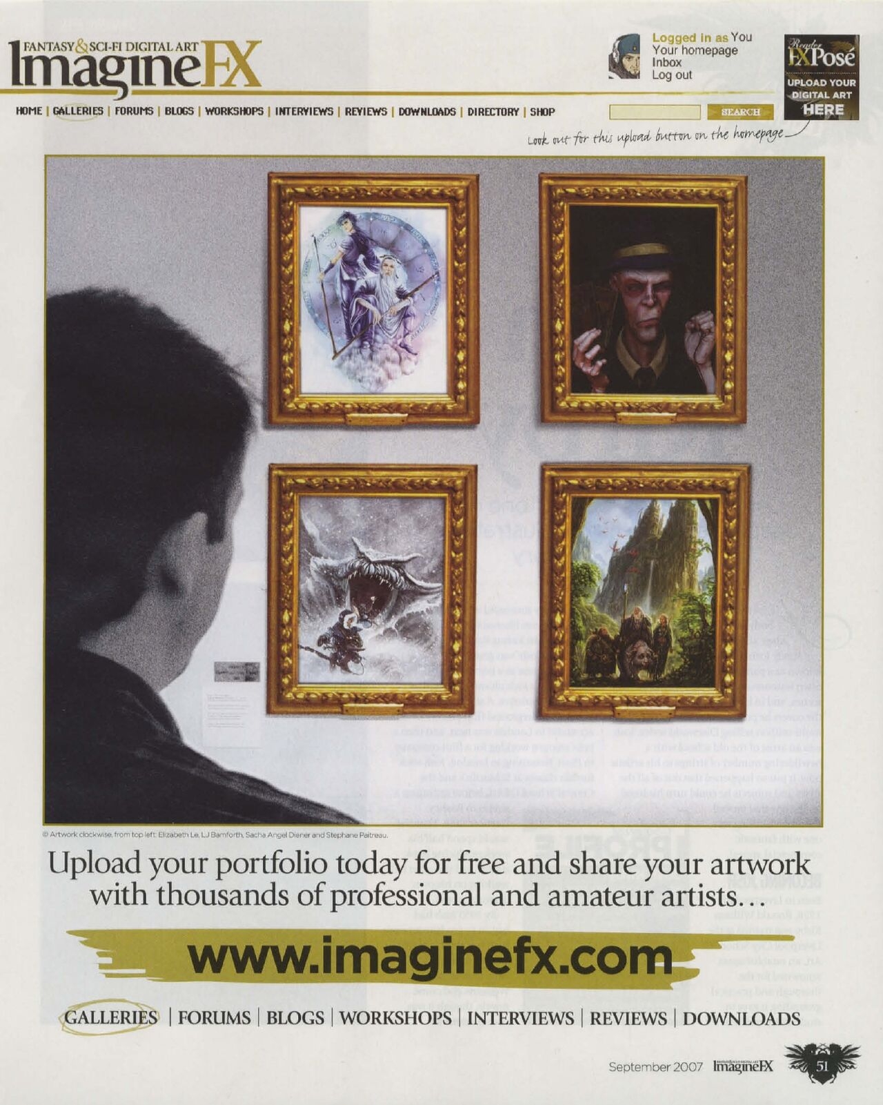 ImagineFX 2007-09 - Paint Classic Fantasy Art [English] 48