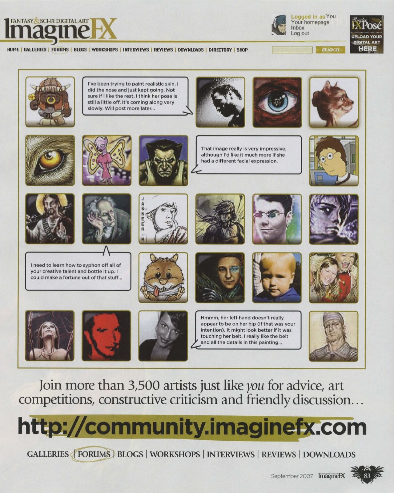 ImagineFX 2007-09 - Paint Classic Fantasy Art [English] 78