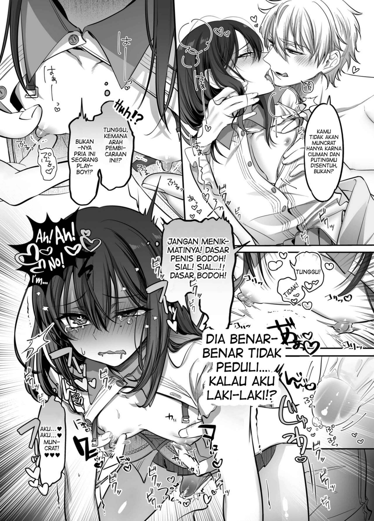 [NUH (Morino Bambi)] Shoshinsha Josou Danshi o Dokusen shite mita! [Indonesian] [PinattSuki] [Digital] 13