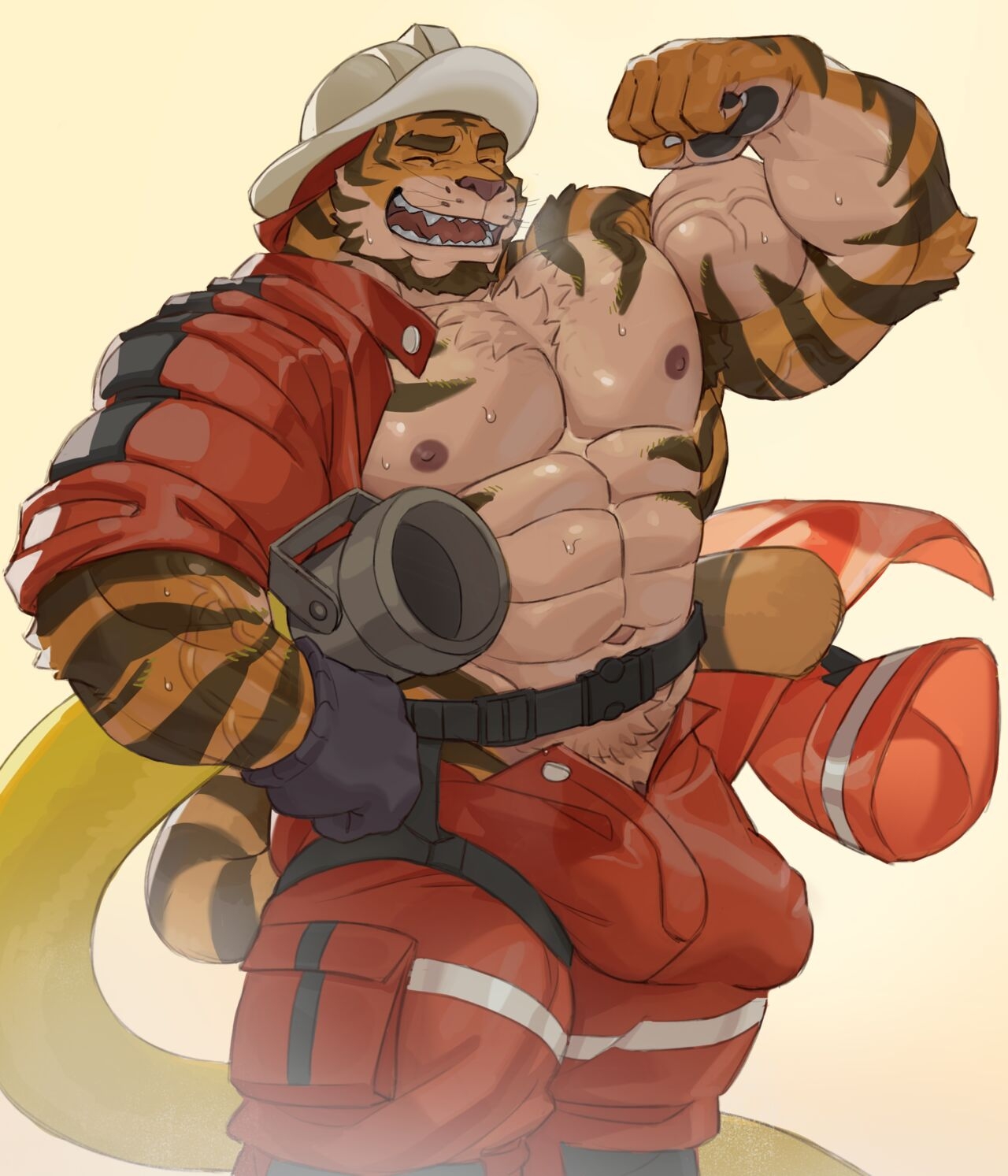 [Imatoart] Tiger Fire Chief's Training Session | 老虎消防队长的训练时间! [Chinese][Translated by Chrome Heart Tags] 31