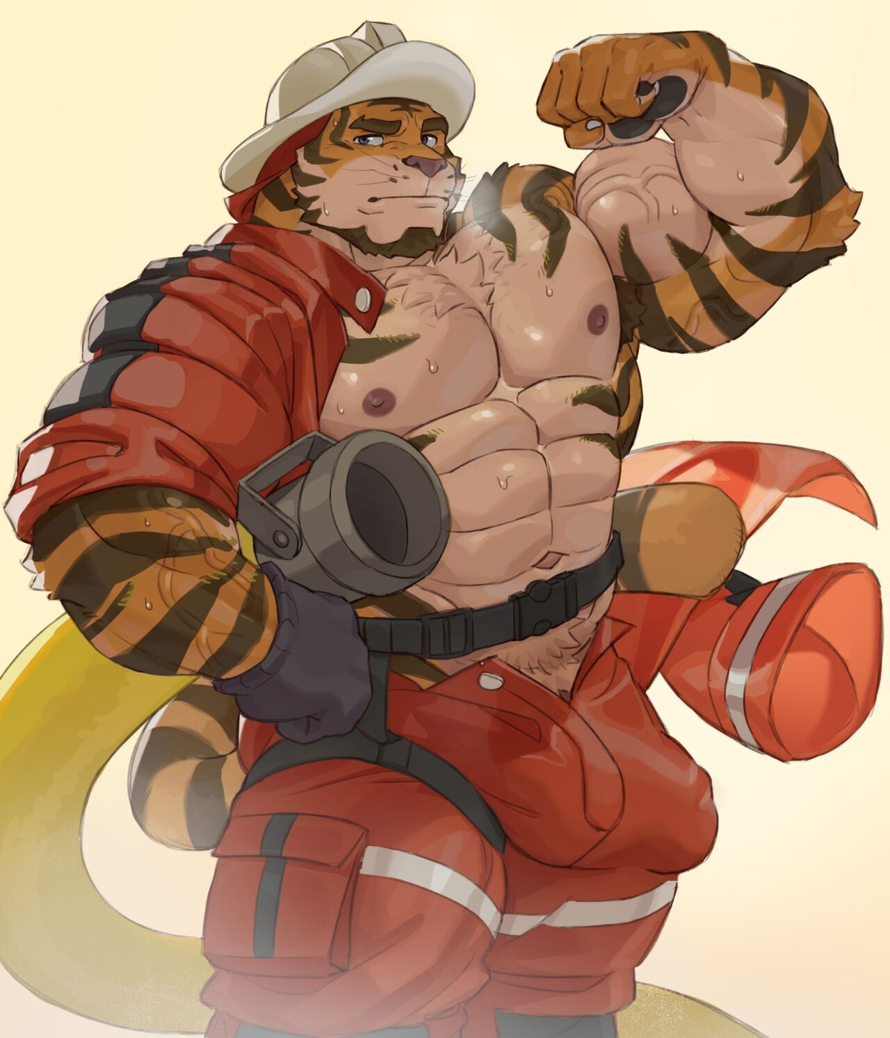 [Imatoart] Tiger Fire Chief's Training Session | 老虎消防队长的训练时间! [Chinese][Translated by Chrome Heart Tags] 32