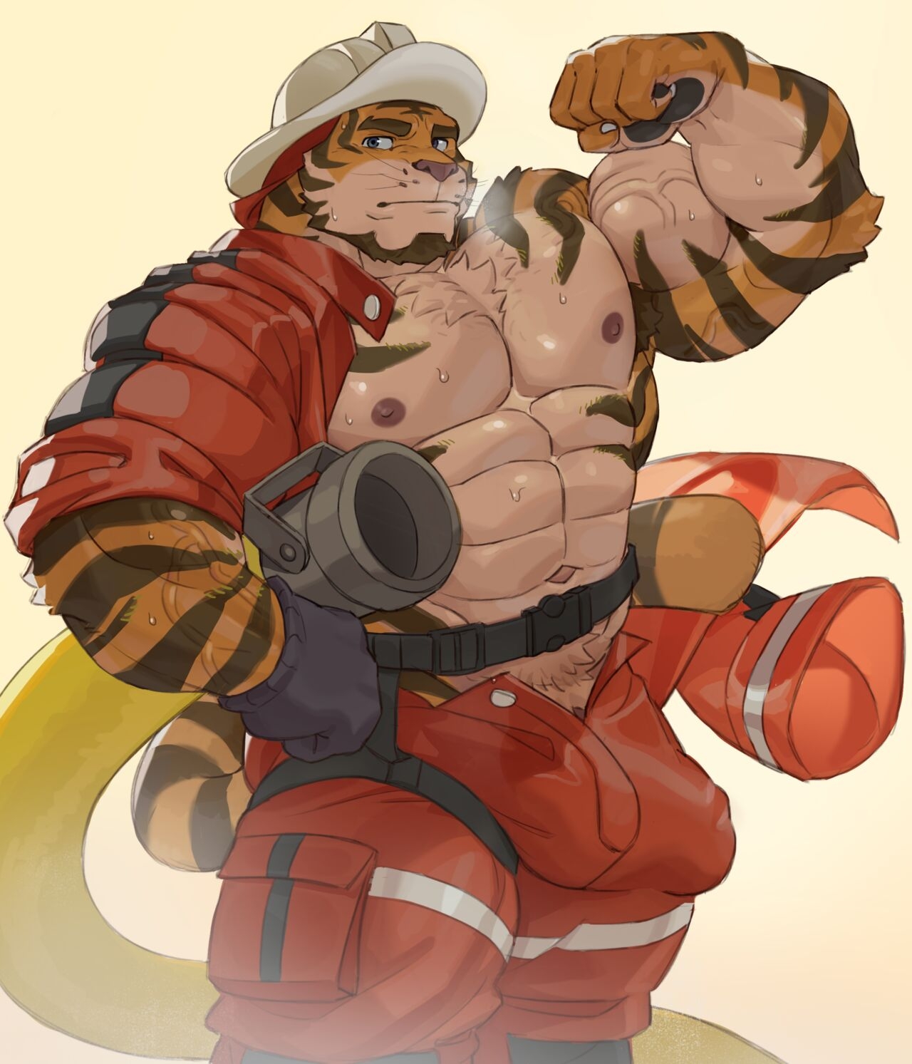 [Imatoart] Tiger Fire Chief's Training Session | 老虎消防队长的训练时间! [Chinese][Translated by Chrome Heart Tags] 33