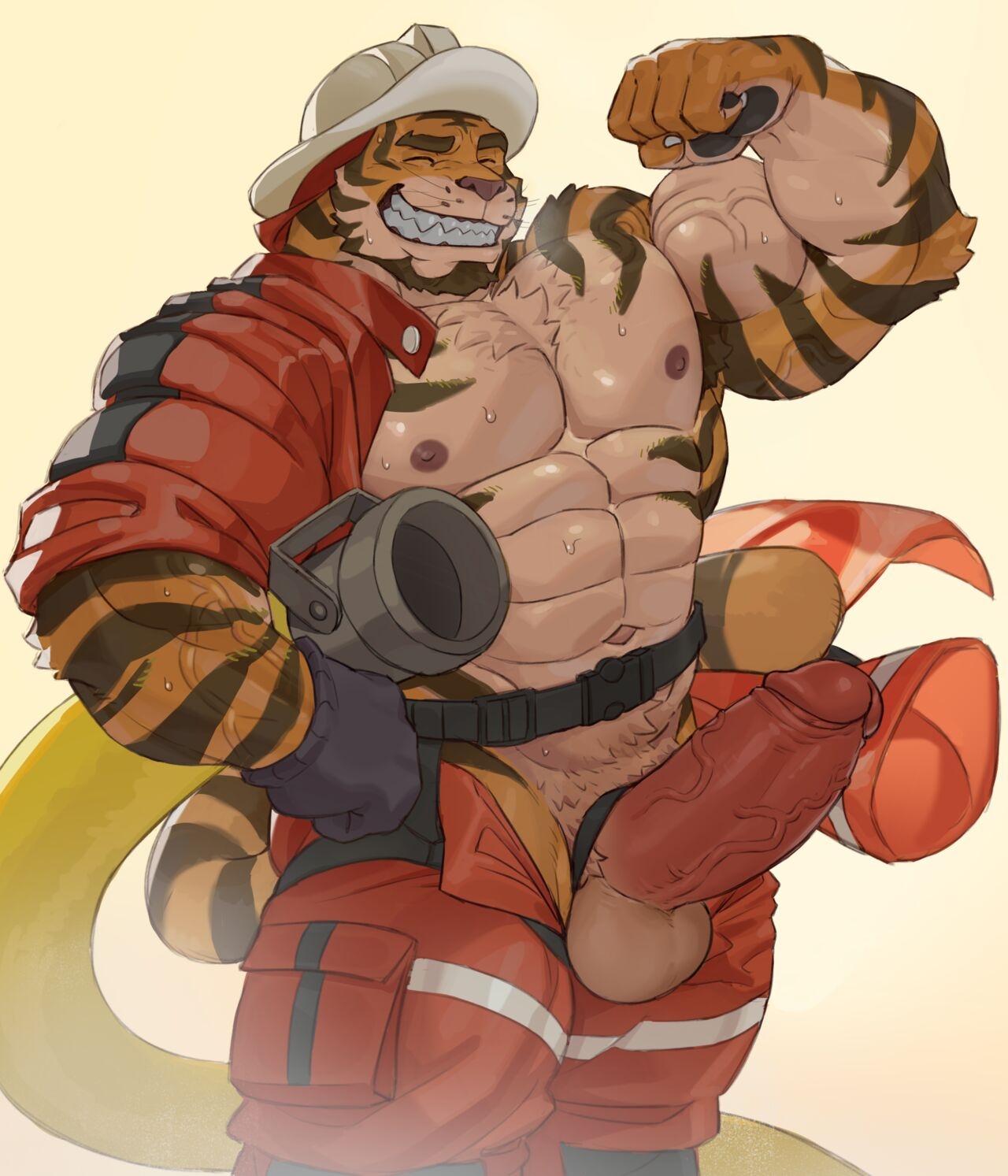 [Imatoart] Tiger Fire Chief's Training Session | 老虎消防队长的训练时间! [Chinese][Translated by Chrome Heart Tags] 37