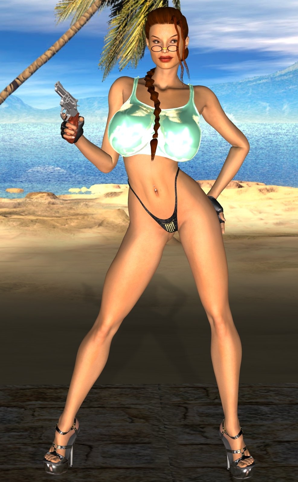 CleonXXI / Ricklinkous - Lara Croft 3D pics collection 58