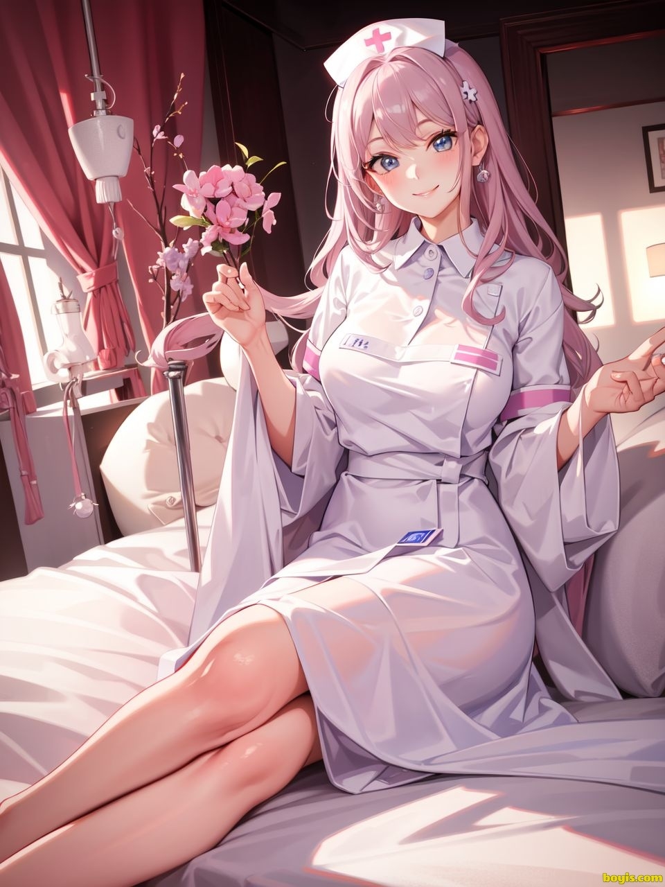 [AI generated]Nurse beauty, uniform 15