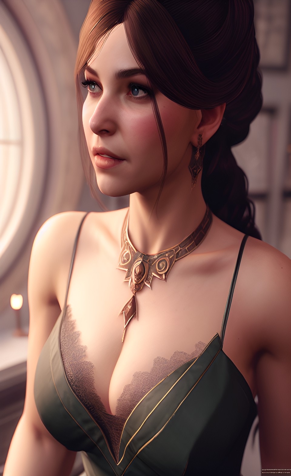 Generic Busty Women [AI Generated] 10