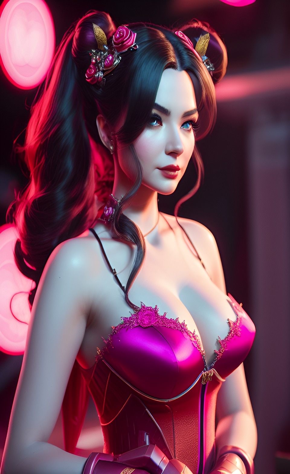 Generic Busty Women [AI Generated] 122