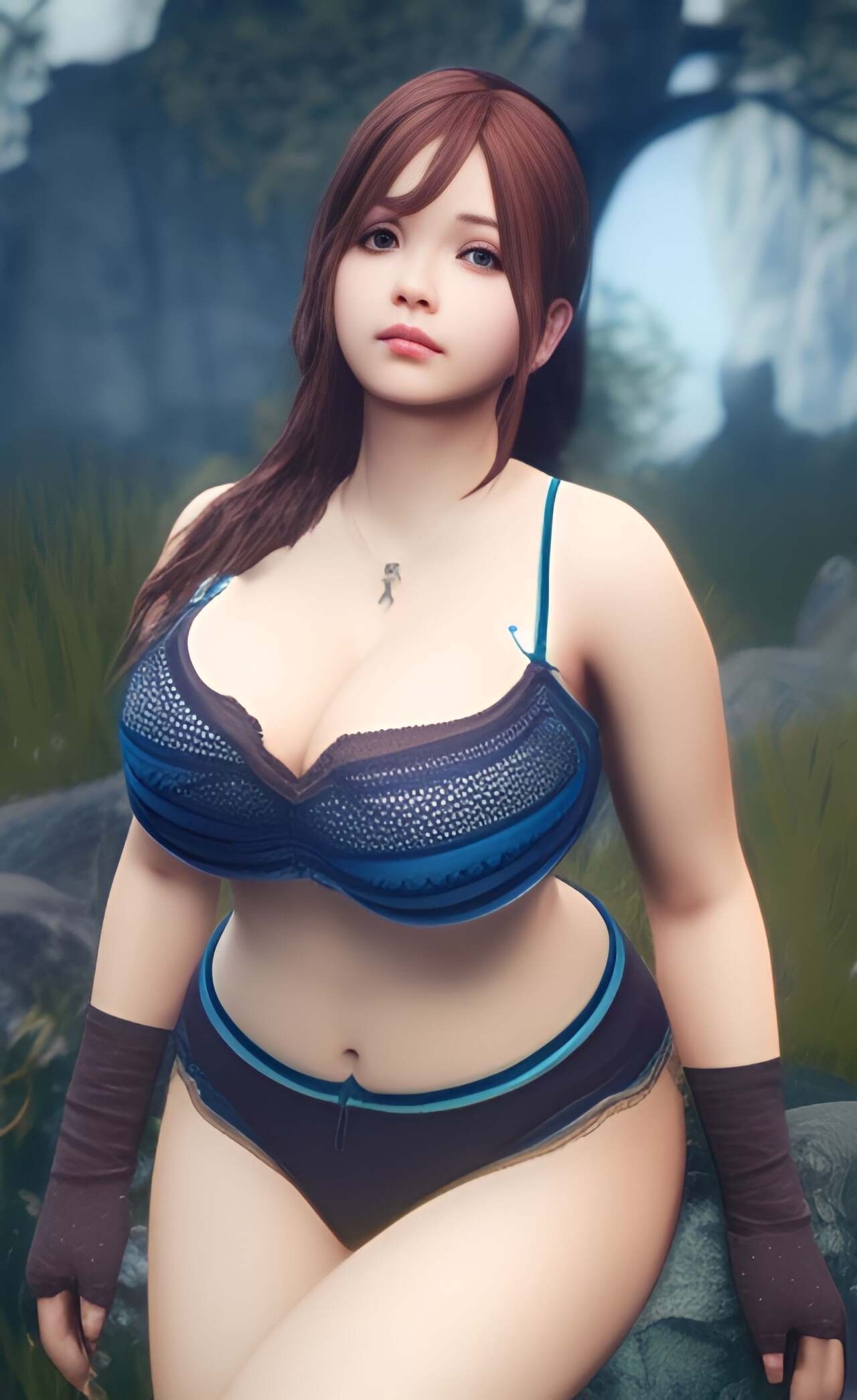 Generic Busty Women [AI Generated] 123