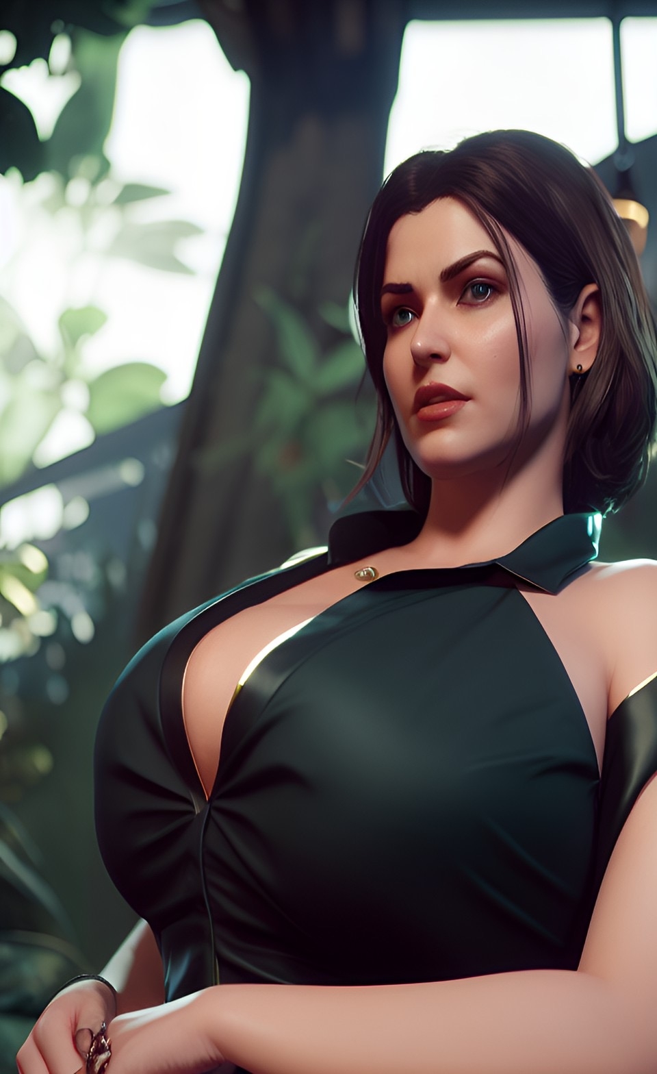 Generic Busty Women [AI Generated] 127