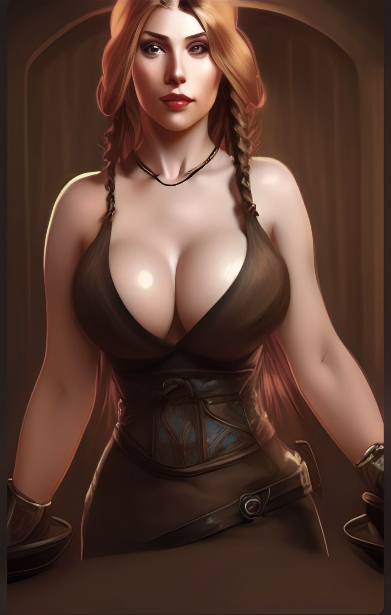 Generic Busty Women [AI Generated] 143