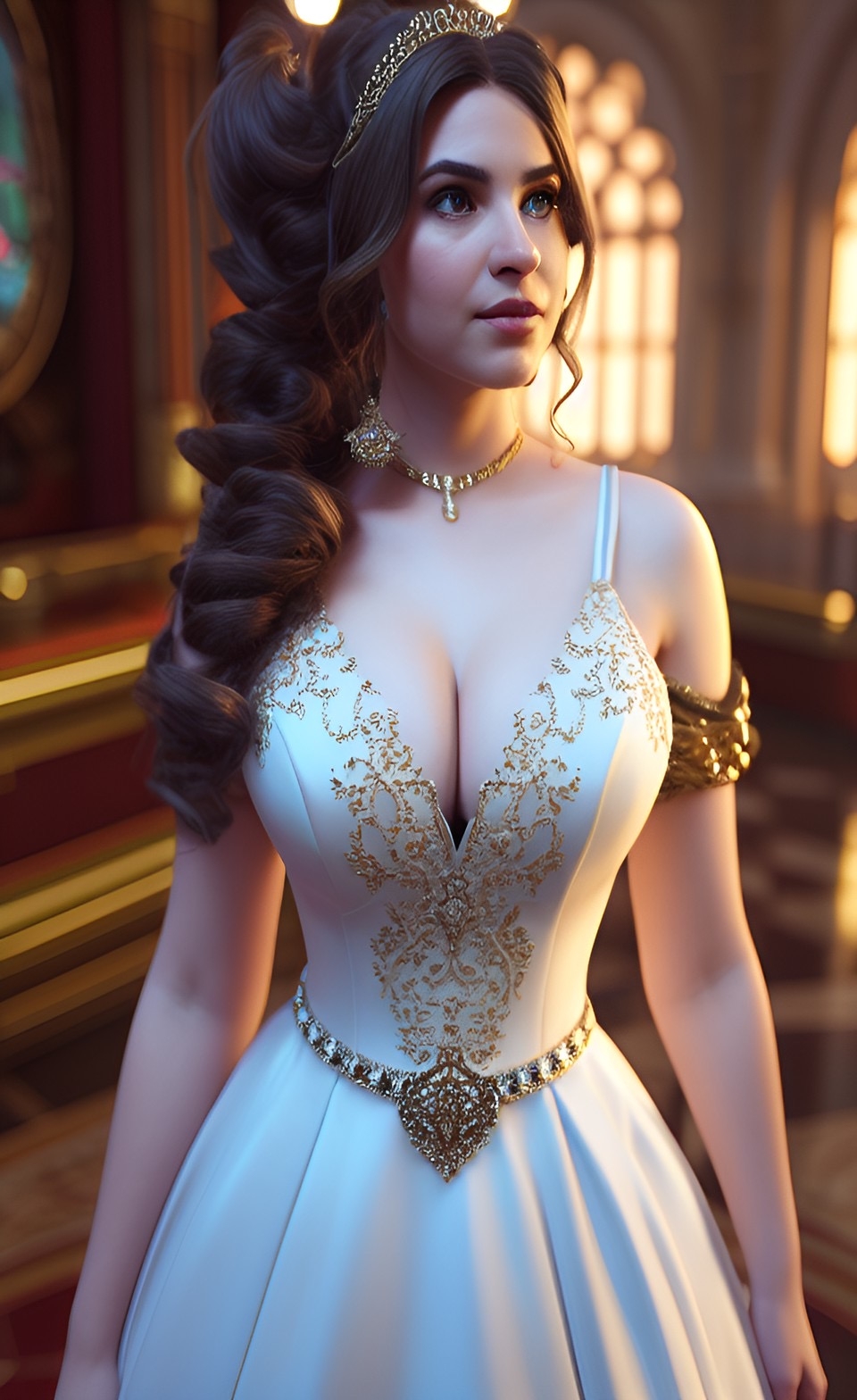 Generic Busty Women [AI Generated] 181