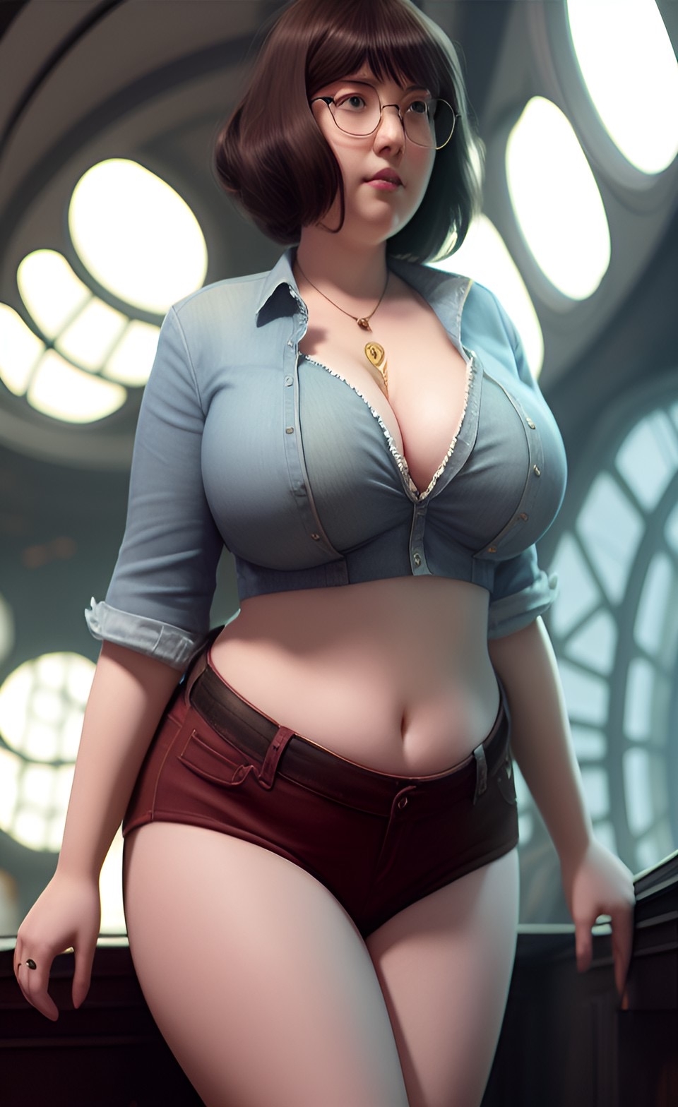 Generic Busty Women [AI Generated] 195