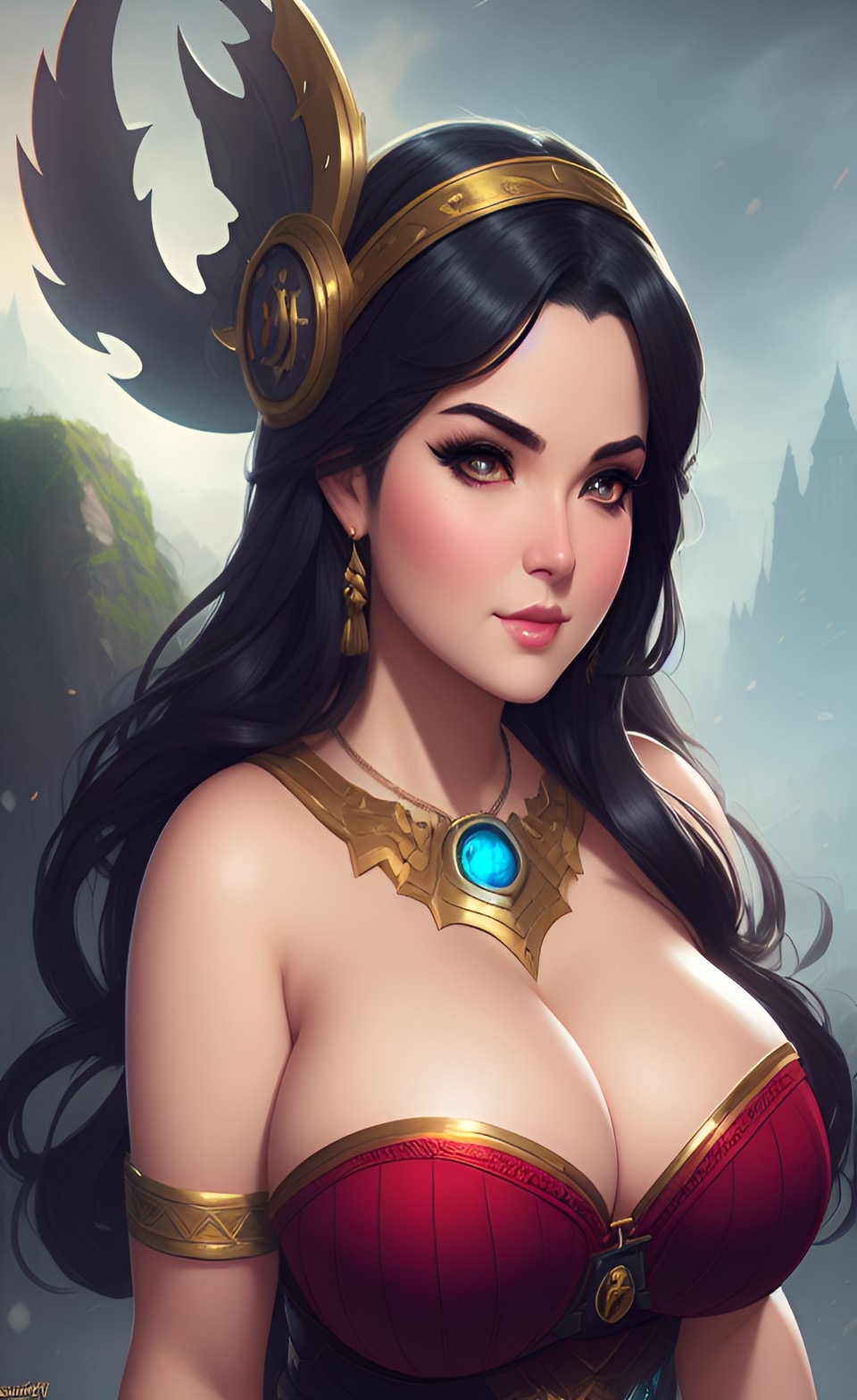 Generic Busty Women [AI Generated] 208