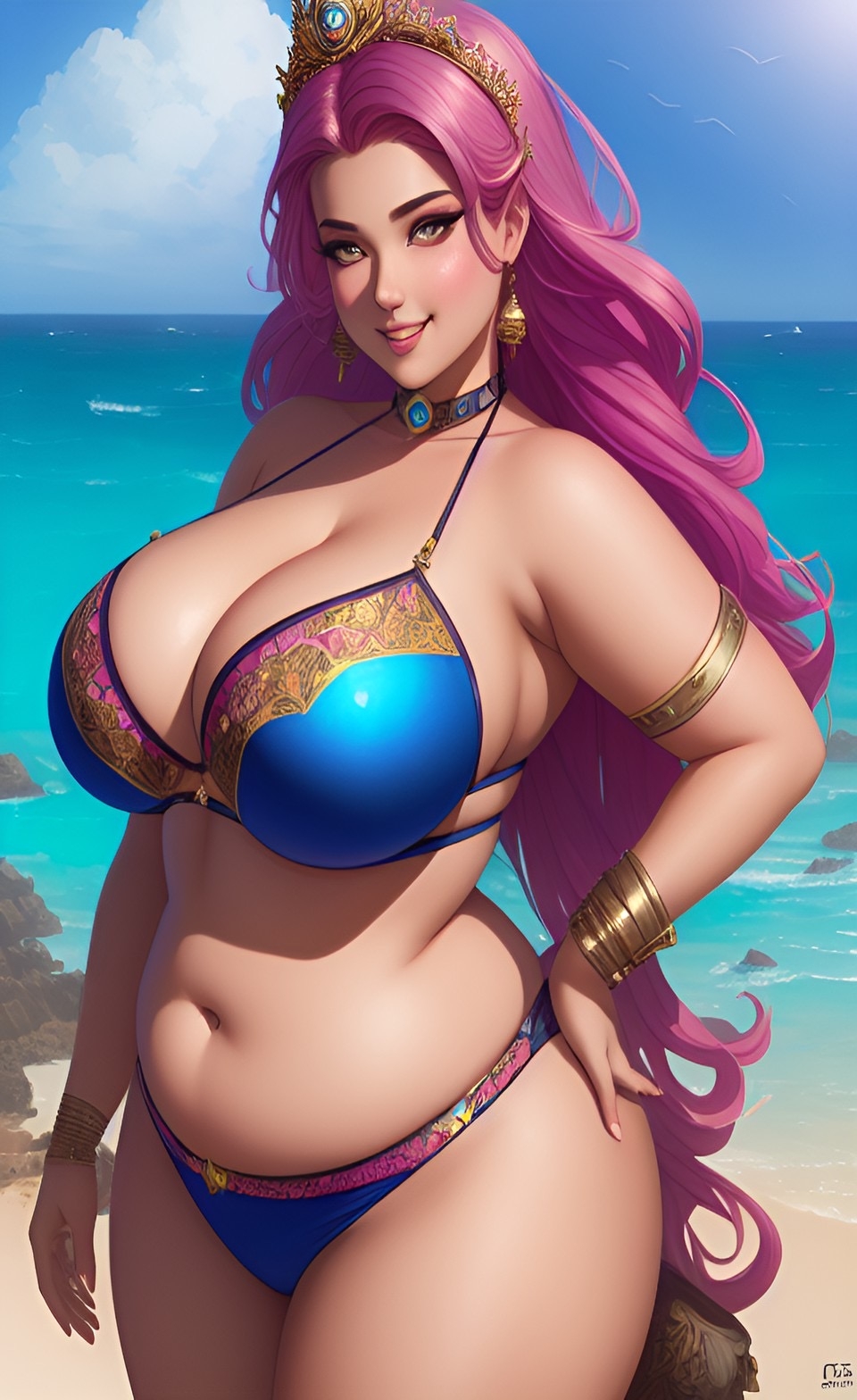 Generic Busty Women [AI Generated] 243