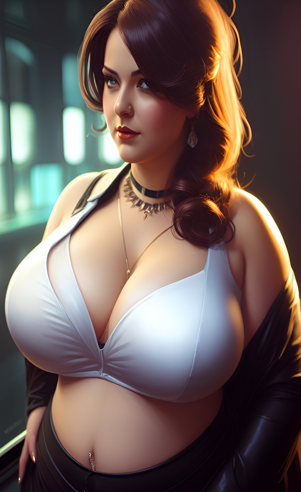 Generic Busty Women [AI Generated] 249