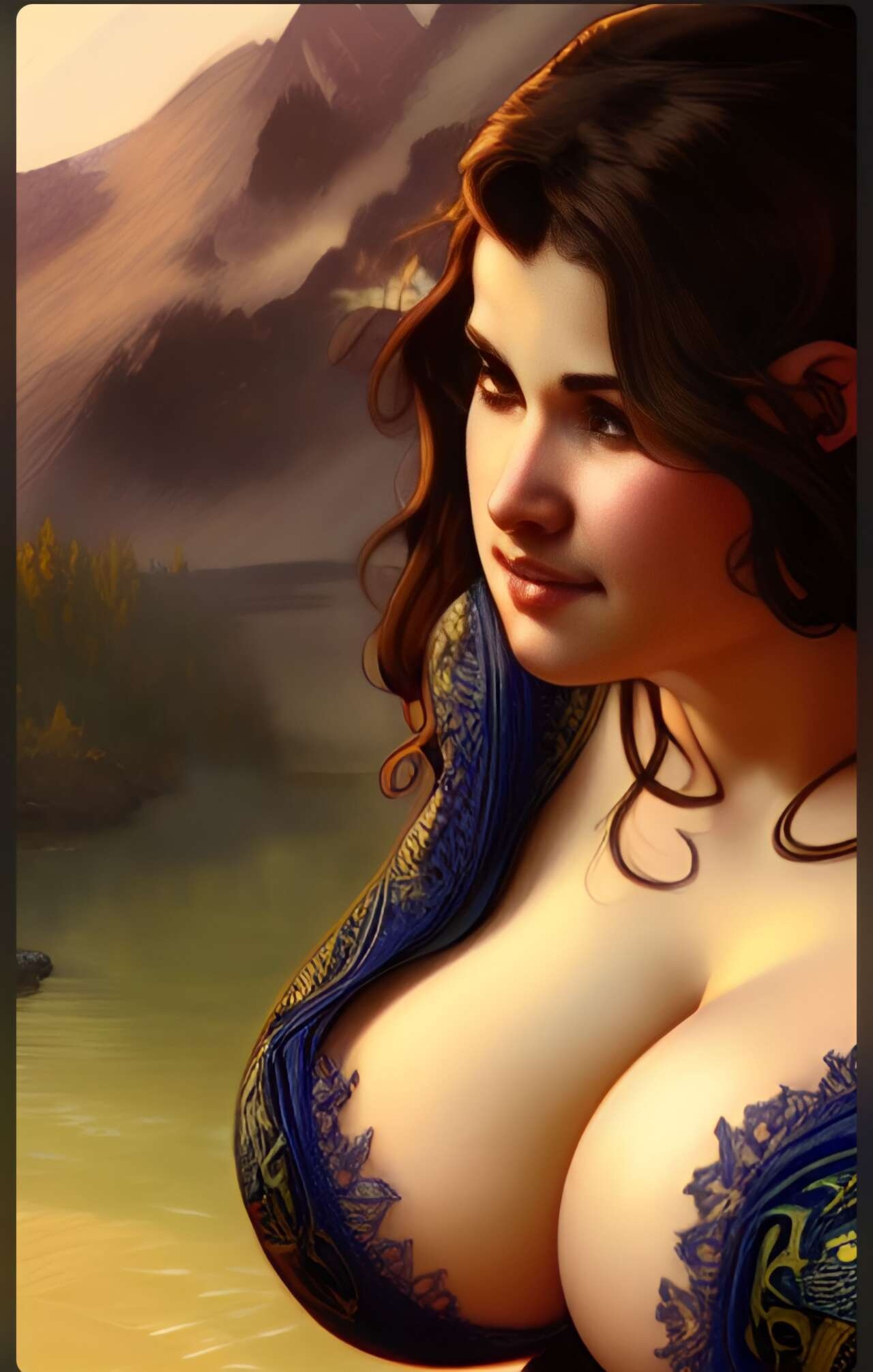 Generic Busty Women [AI Generated] 255