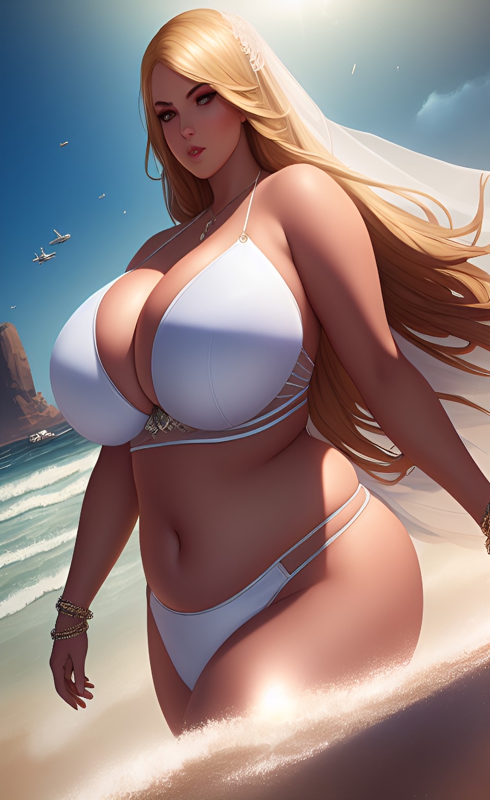 Generic Busty Women [AI Generated] 256