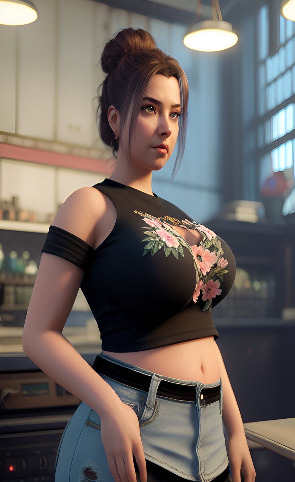 Generic Busty Women [AI Generated] 309