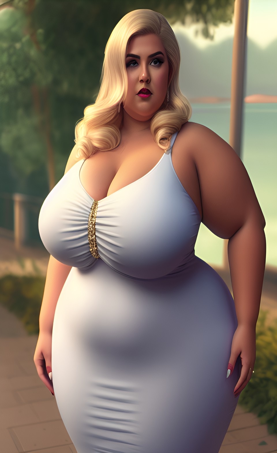 Generic Busty Women [AI Generated] 353