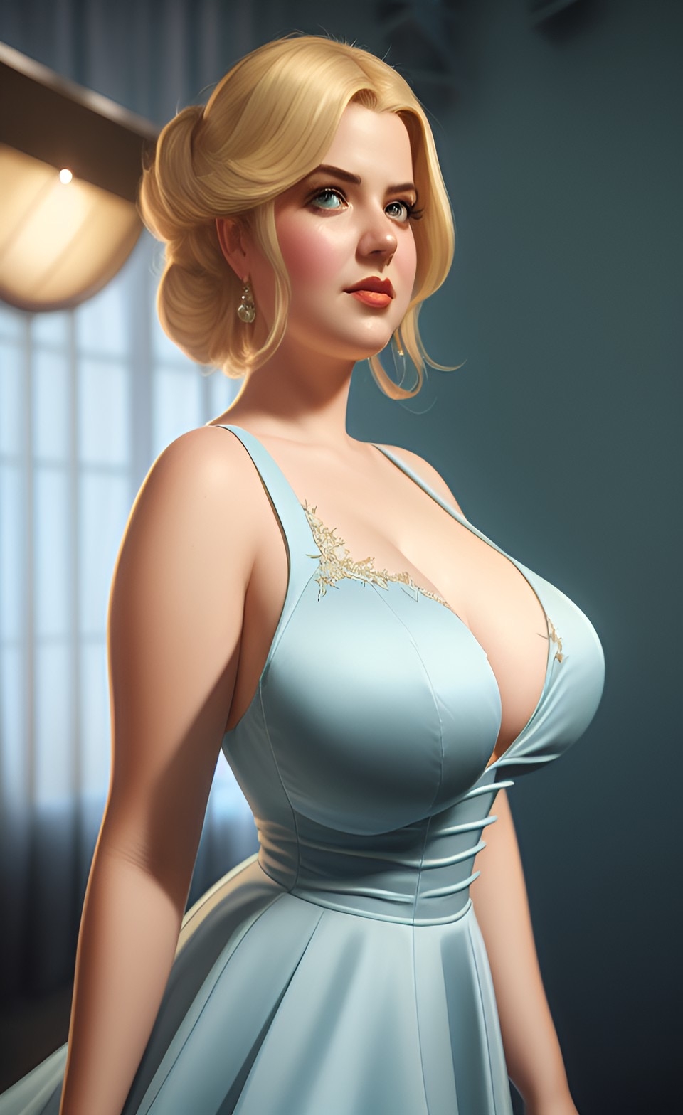 Generic Busty Women [AI Generated] 39