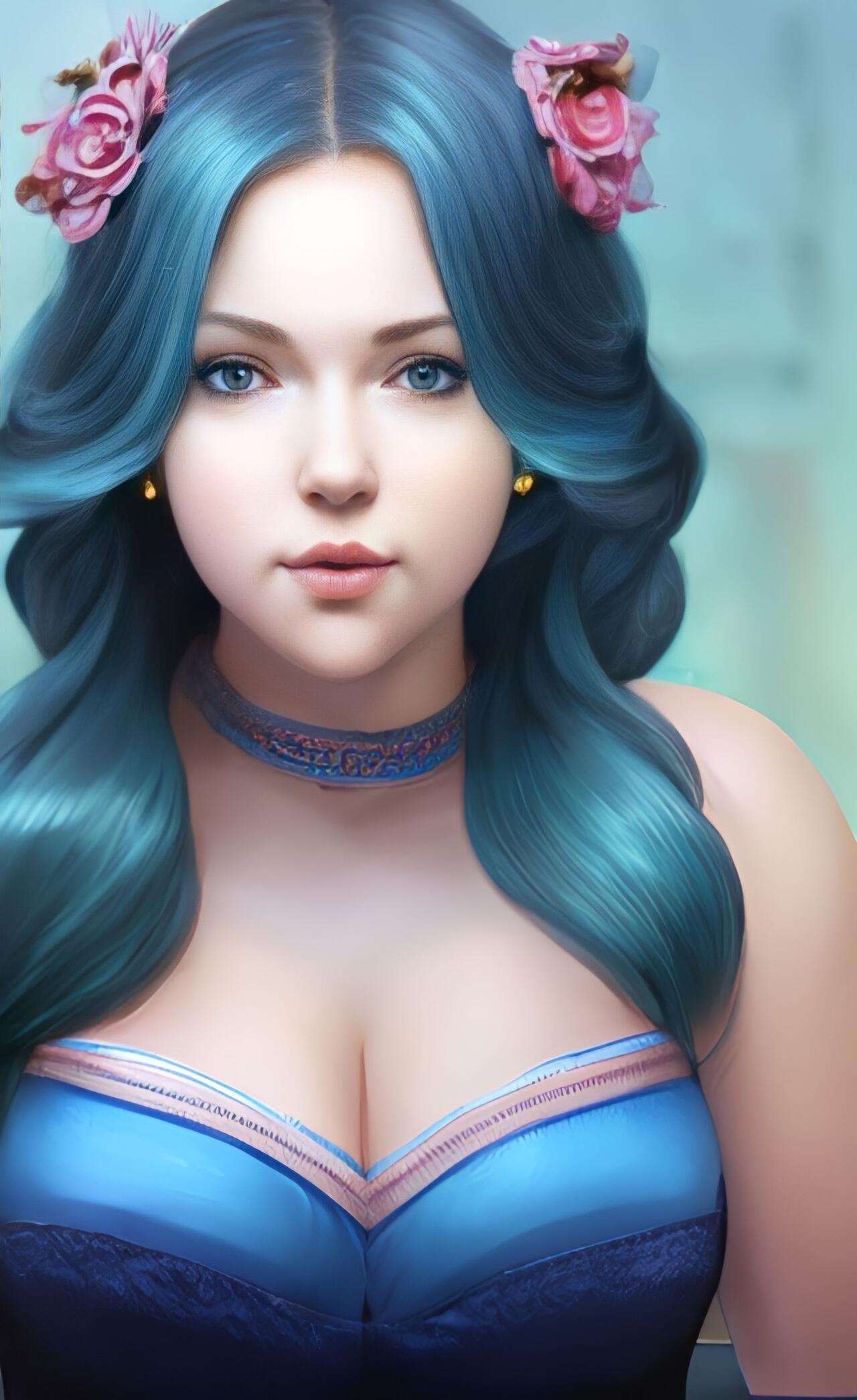 Generic Busty Women [AI Generated] 49