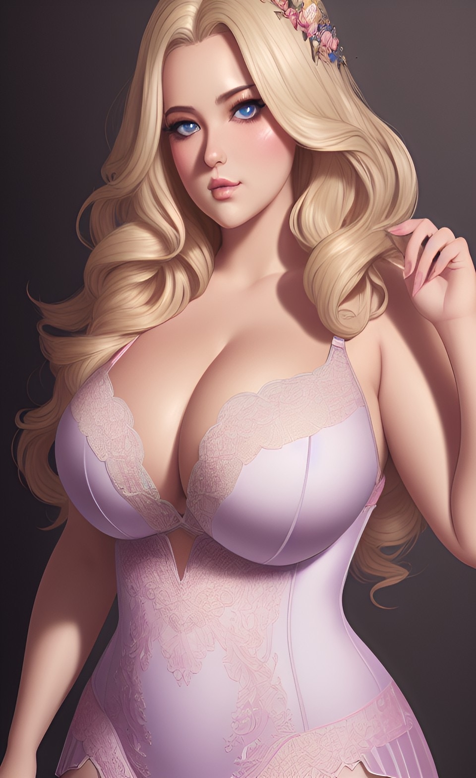 Generic Busty Women [AI Generated] 58