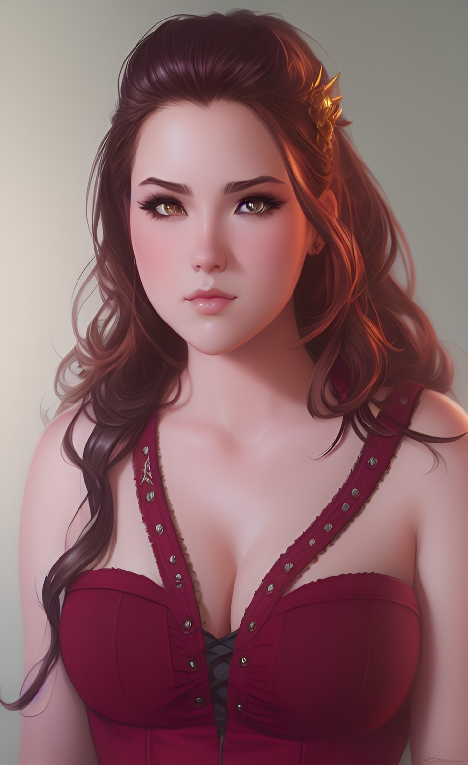 Generic Busty Women [AI Generated] 79